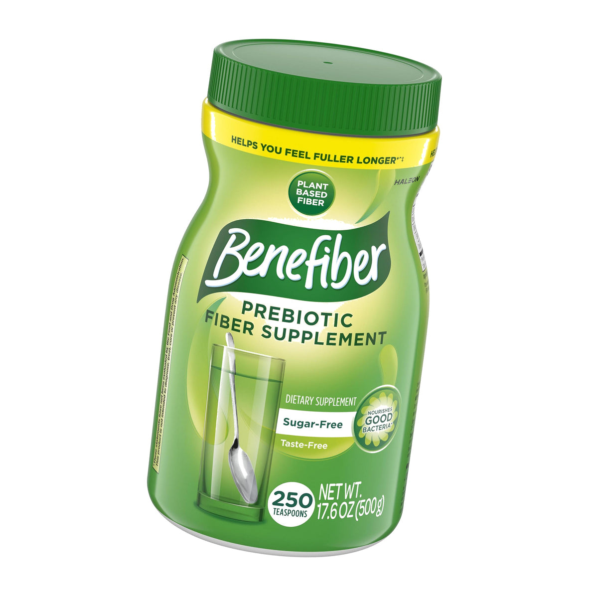 Benefiber Prebiotic Fiber Supplement Powder, Unflavored, 250 Teaspoons