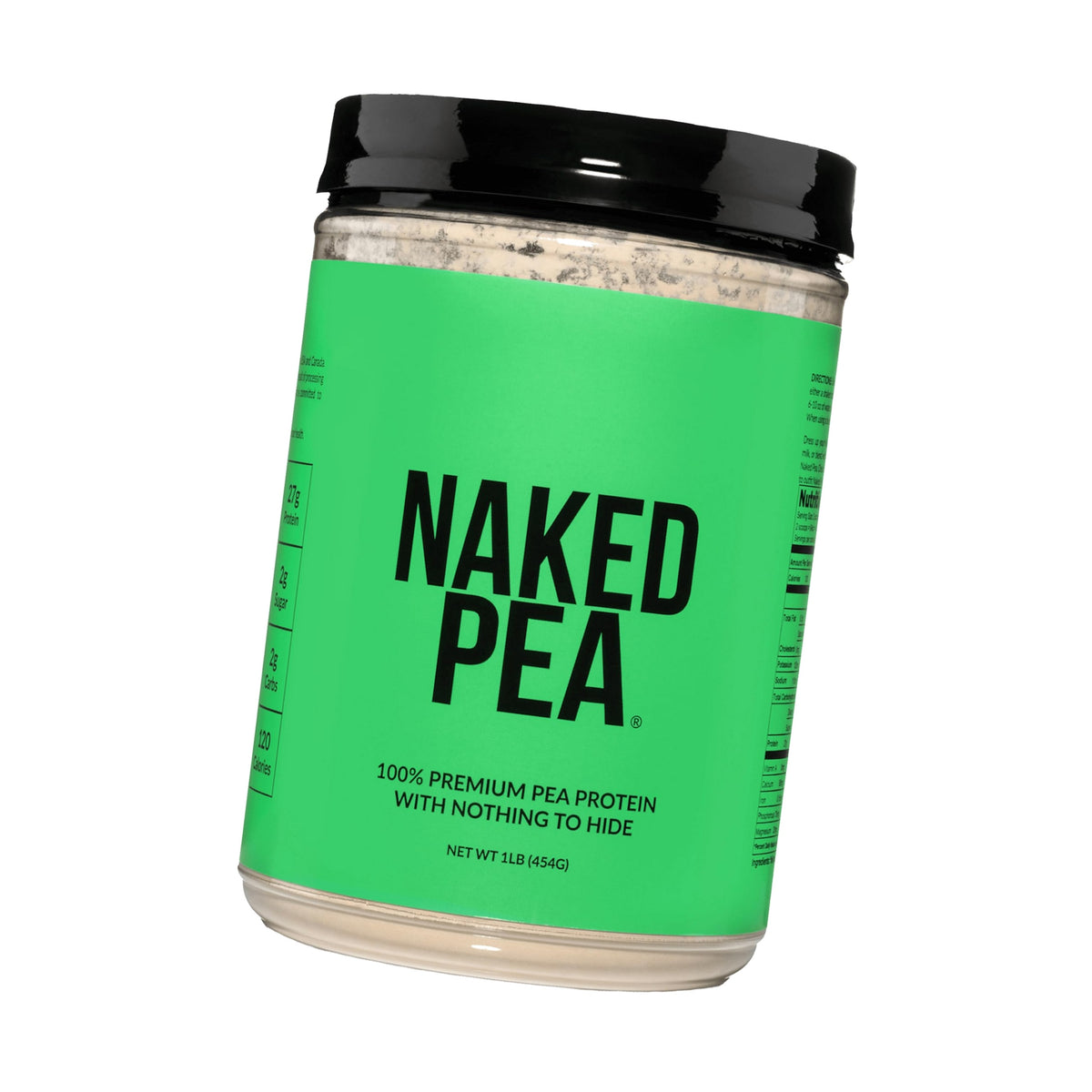 NAKED Pea - Pea Protein Isolate - Plant Based, Vegetarian & Vegan Protein. NSF Certified, Easy to Digest, Non-GMO, No Lactose, No Soy and Gluten Free - 15 Servings