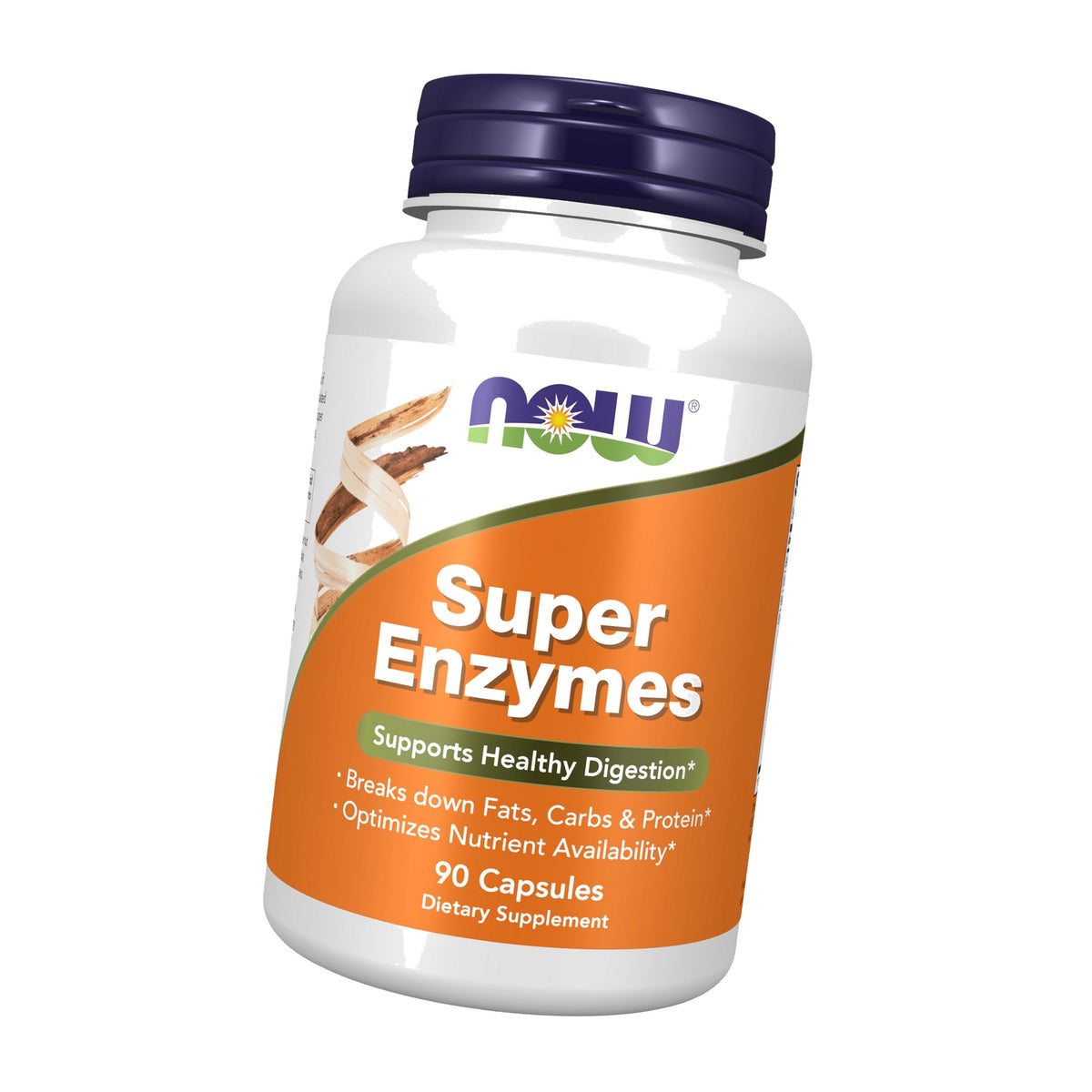 NOW Supplements, Super Enzymes Bromelain, Ox Bile, Pancreatin, 90 Caps