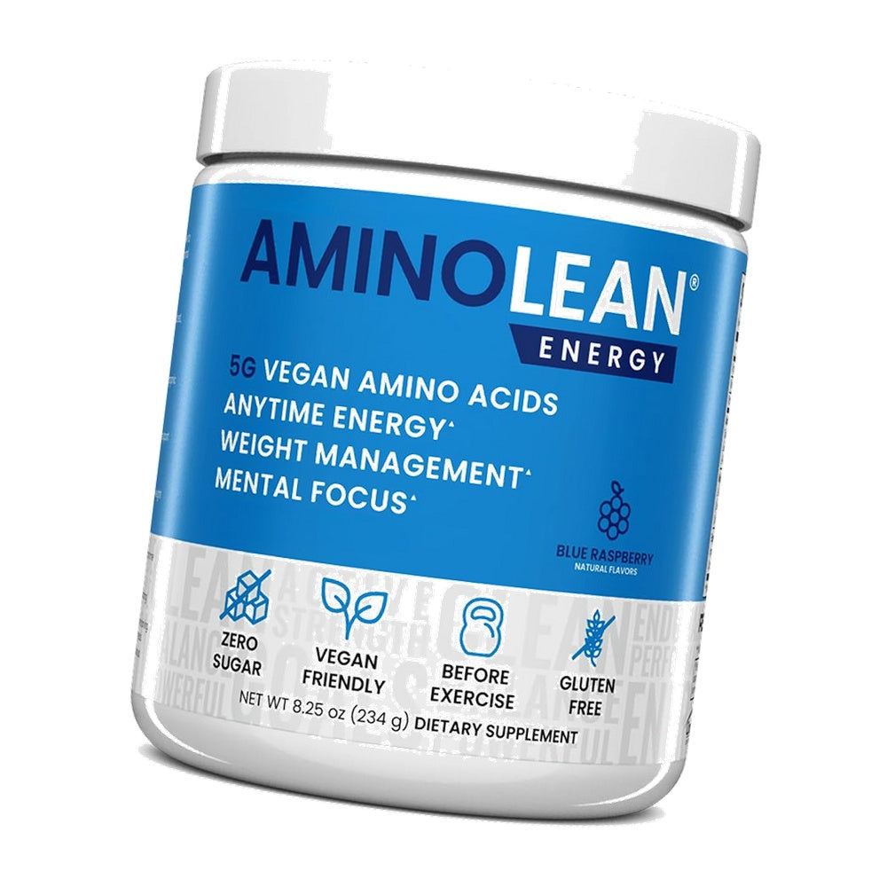 AminoLean Pre Workout Powder - Natural Amino Energy with Vegan Amino Acids