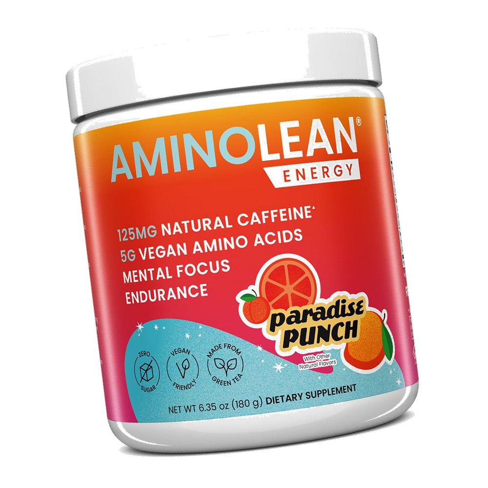AminoLean Pre Workout Powder - Natural Amino Energy with Vegan Amino Acids