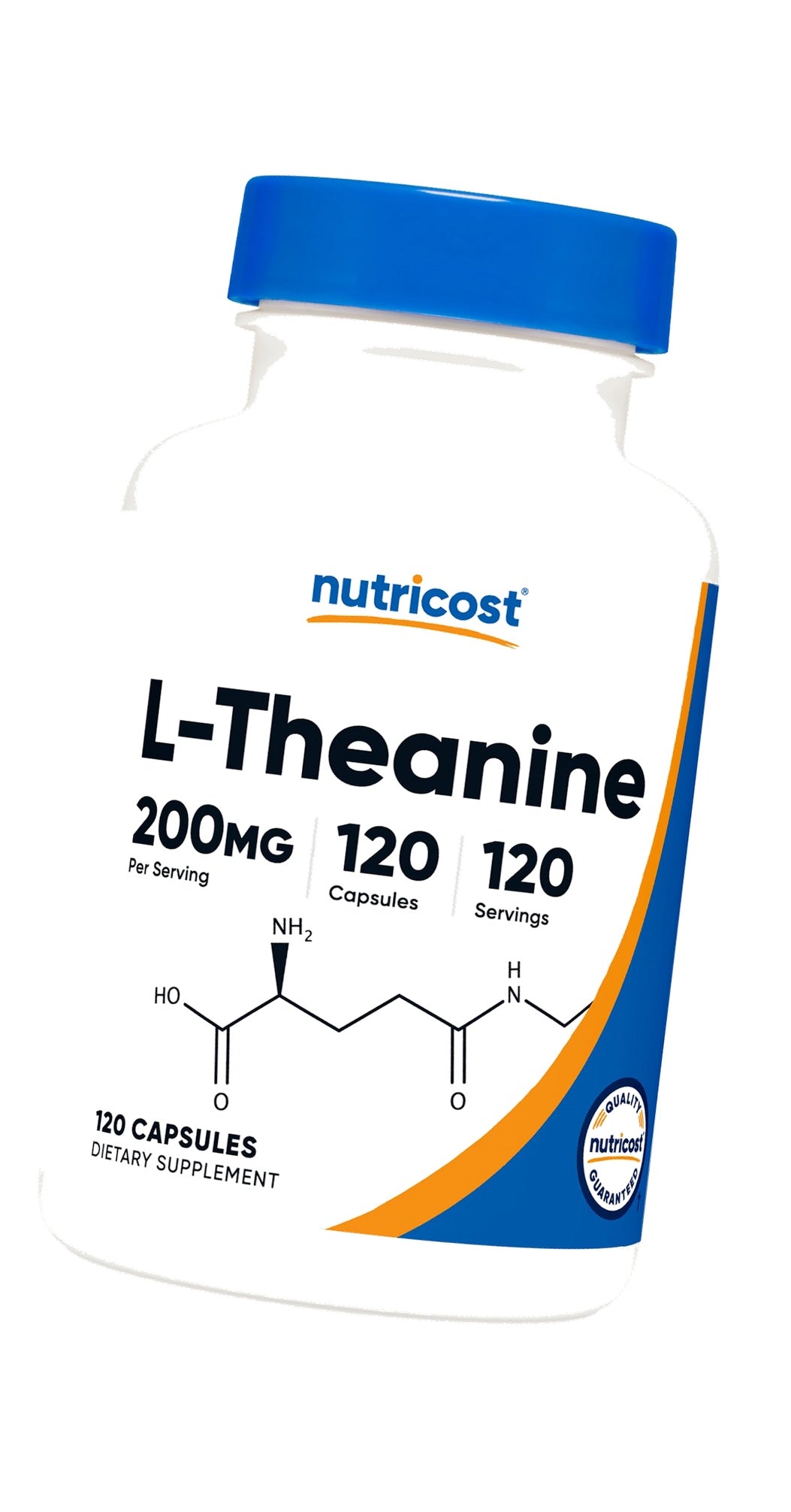 Nutricost L-Theanine 200mg, 120 Capsules, Double Strength, Gluten Free
