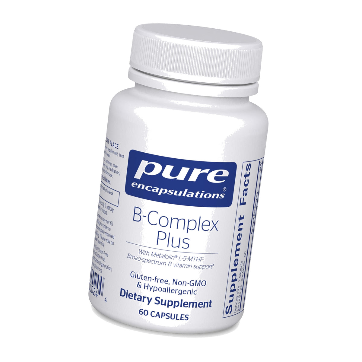 Pure Encapsulations B-Complex Plus, 60 Capsules