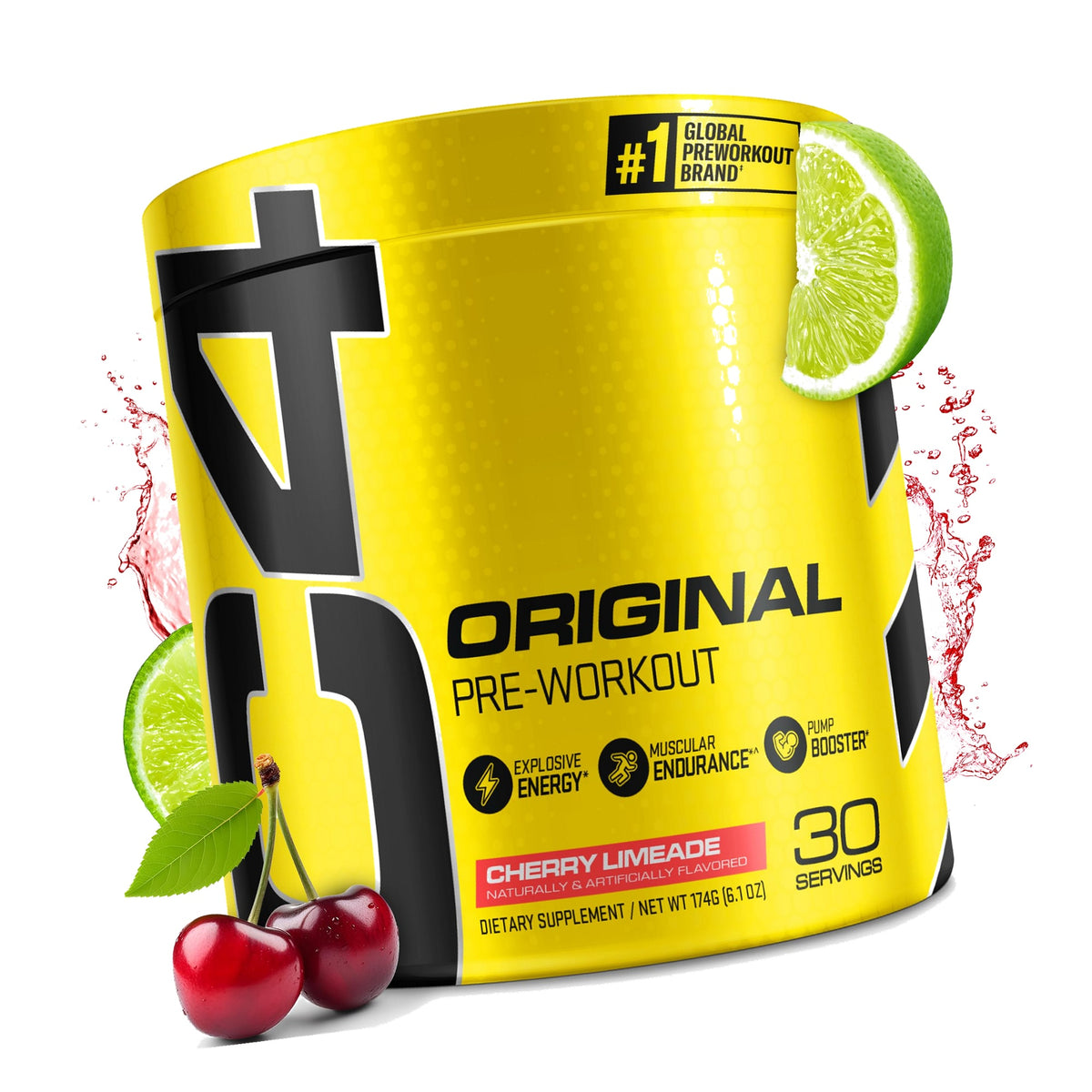 C4 Original Pre Workout, 150mg Caffeine, Cherry Limeade, 30 Servings