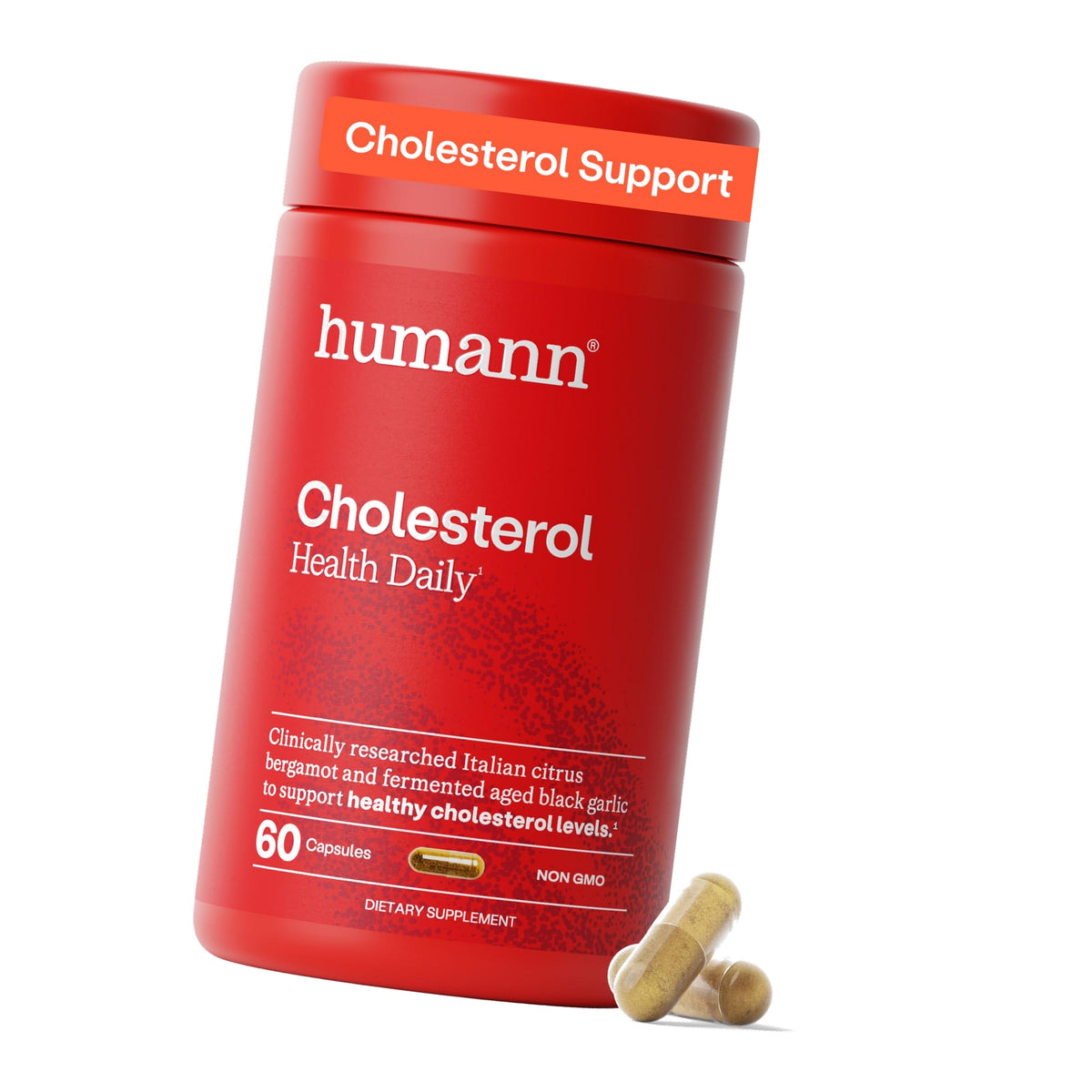 HumanN Cholesterol Health Daily Capsules, Lipid, & Liver Support, 60 Ct