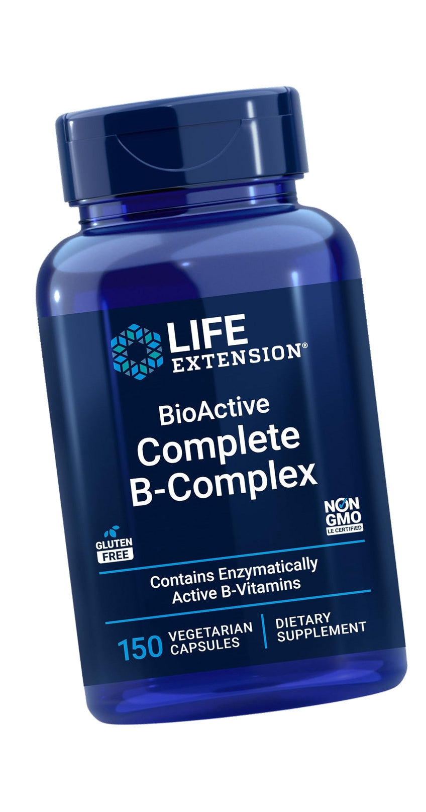 Life Extension BioActive Complete B-Complex, 150 Vegetarian Capsules