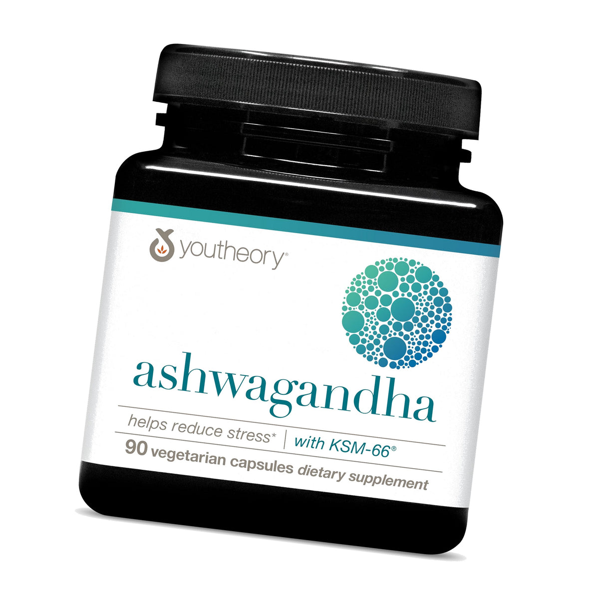 Youtheory Ashwagandha, 1,000 mg, 90 Vegetarian Capsules, 45-Day Supply