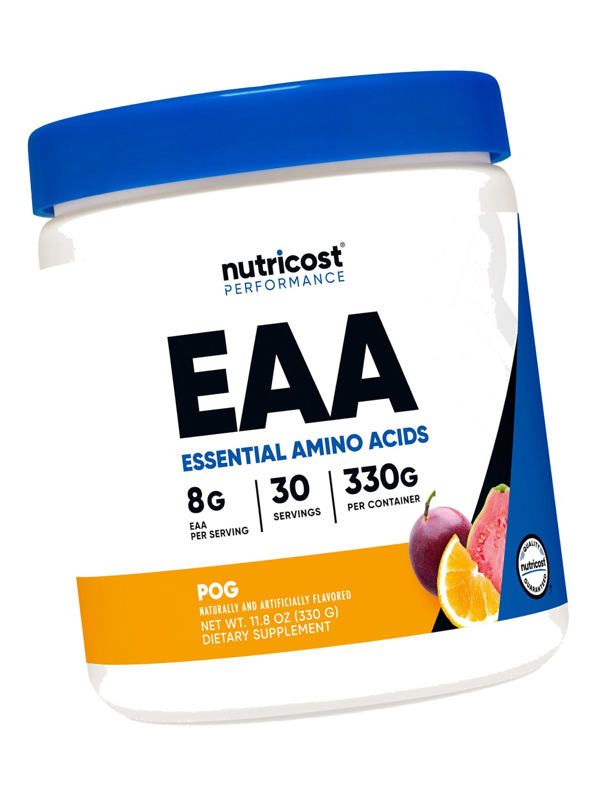 Nutricost EAA Powder 30 Servings, Passion Fruit, Orange, and Guava (POG)