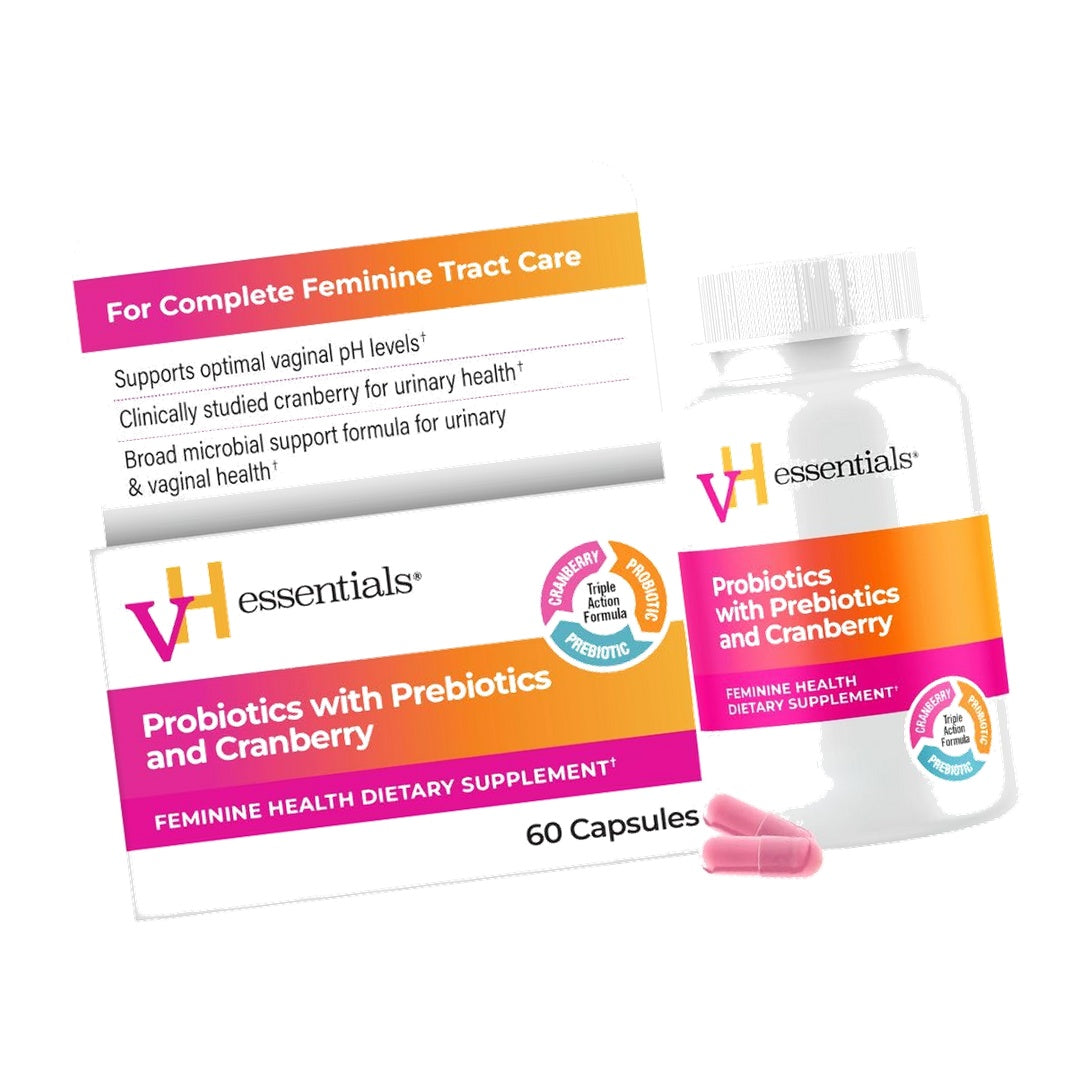 vH essentials Probiotics for Women with Prebiotics and Cranberry, 60 Ct