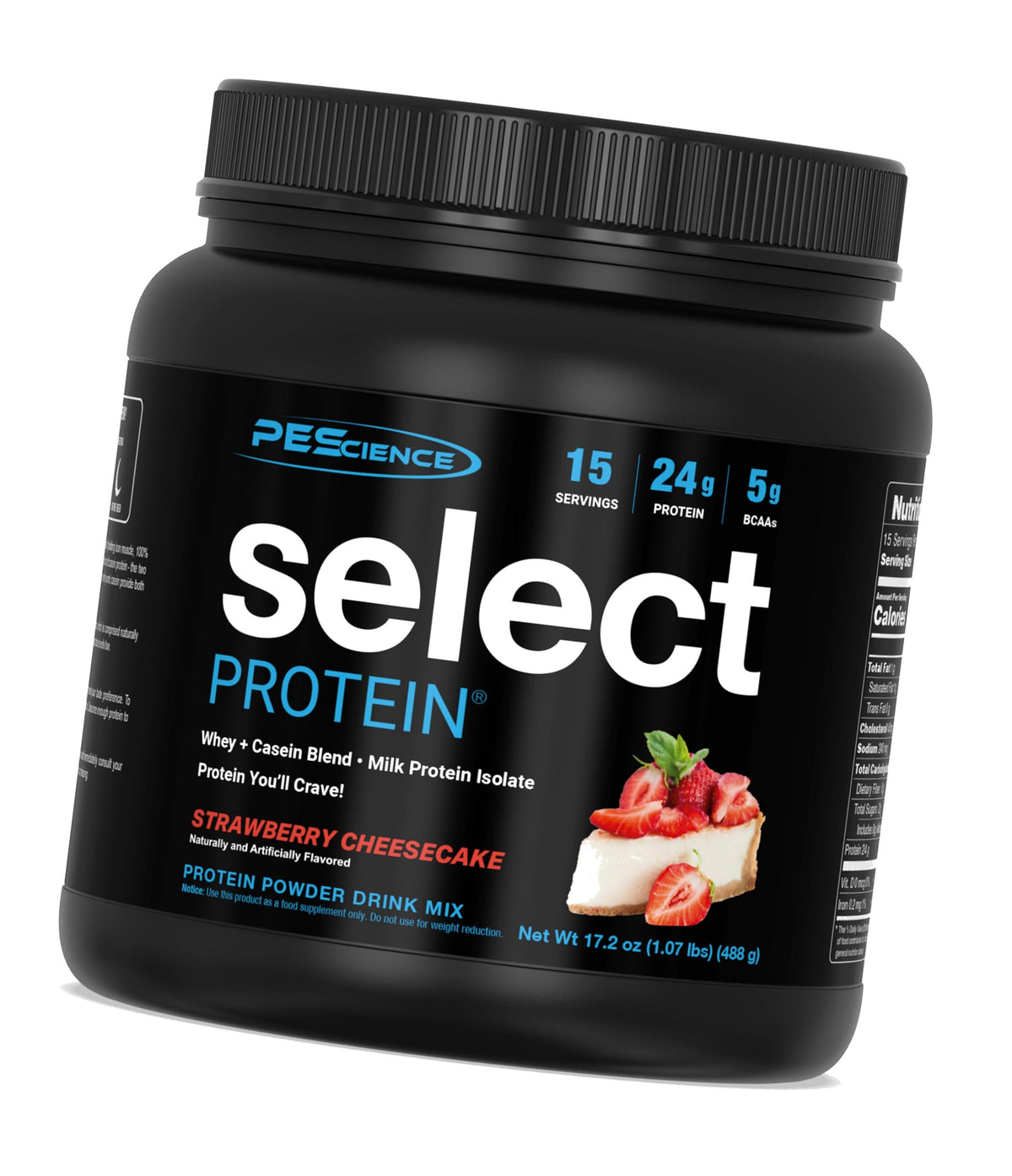 PEScience Select Protein Powder, Strawberry Cheesecake, 15 Servings