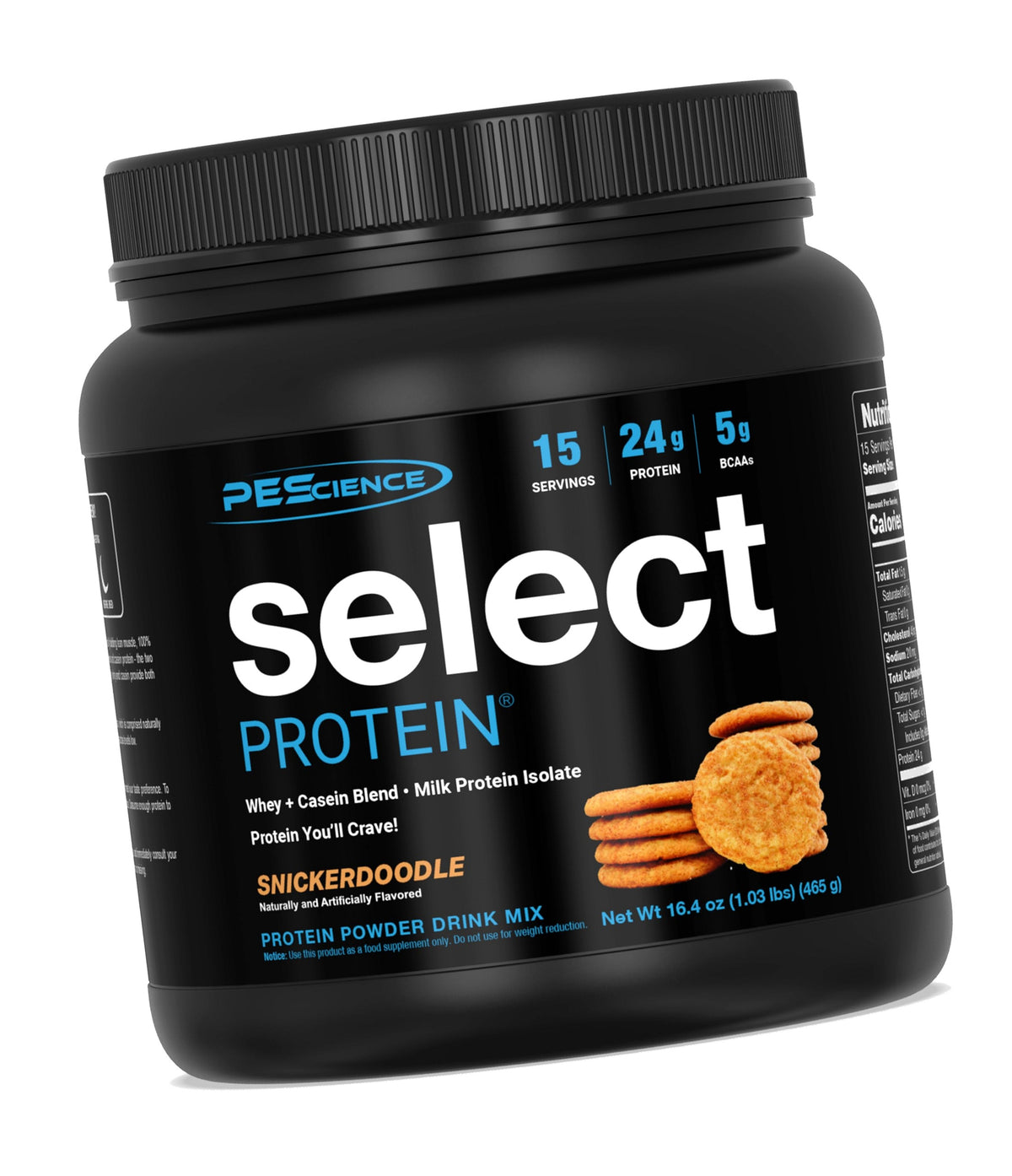 PEScience Select Protein Powder, Snickerdoodle, 15 Servings