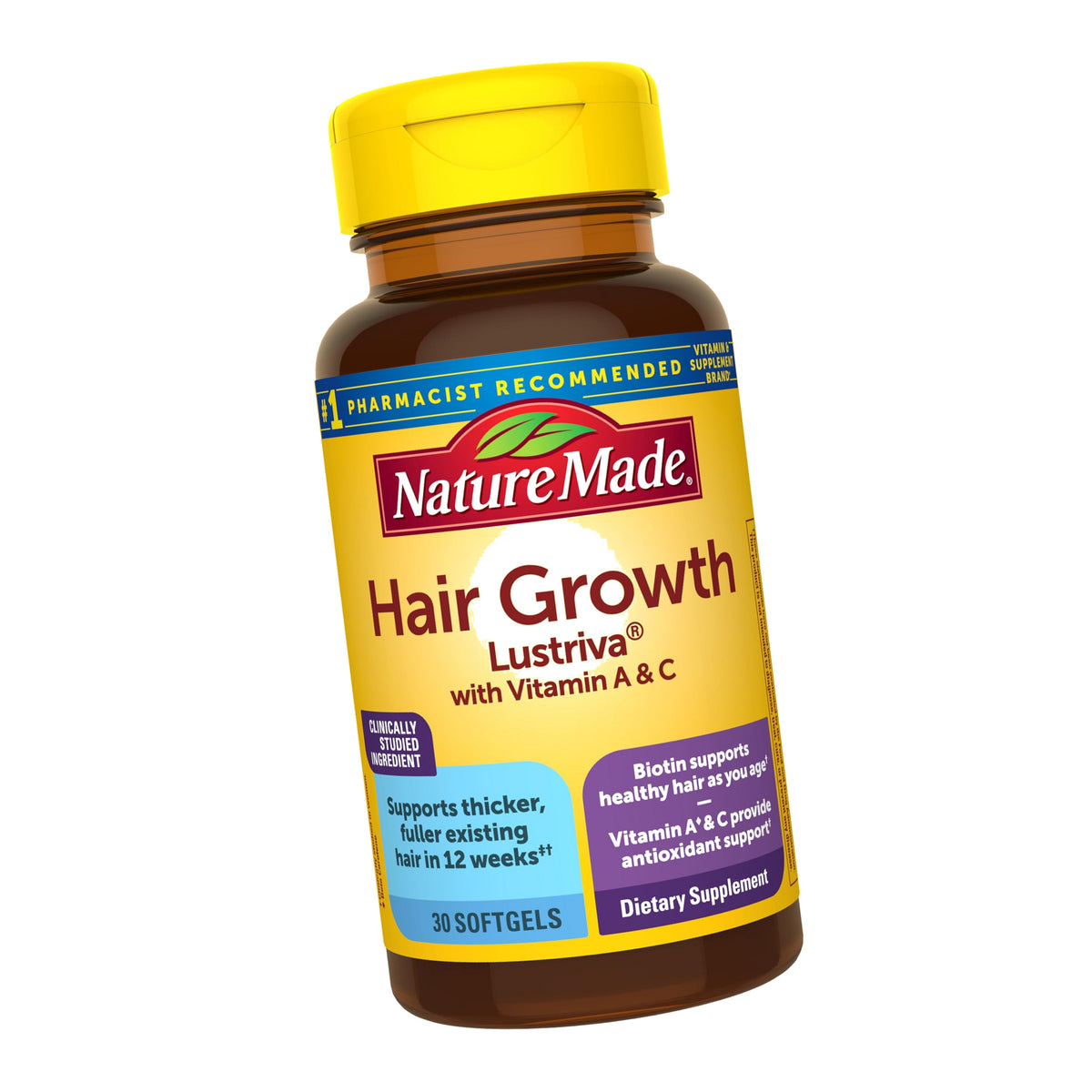 Nature Made Hair Growth Softgels, 30 Softgels