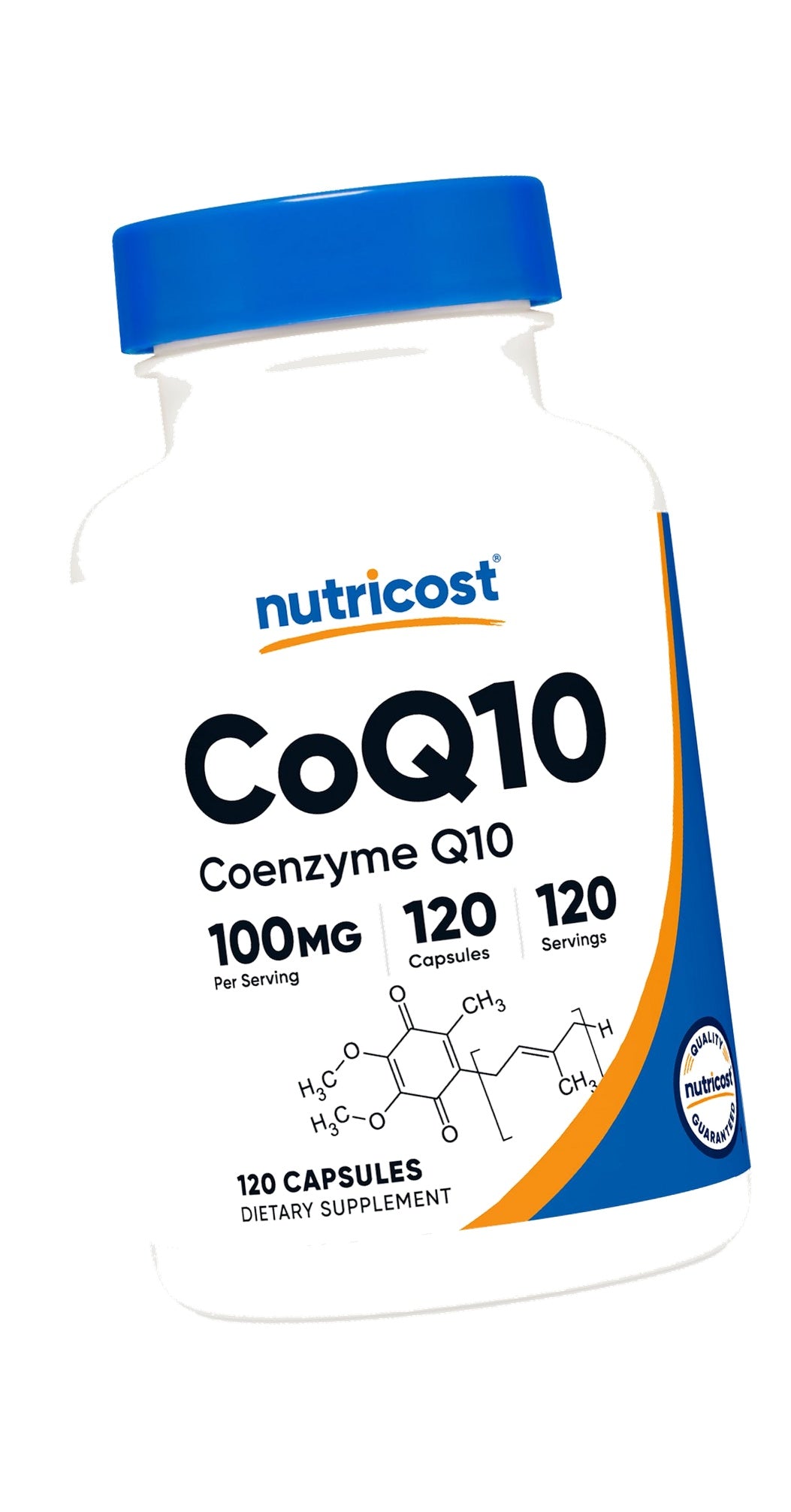 Nutricost CoQ10 100mg, 120 Vegetarian Capsules, 120 Servings, GMO-Free