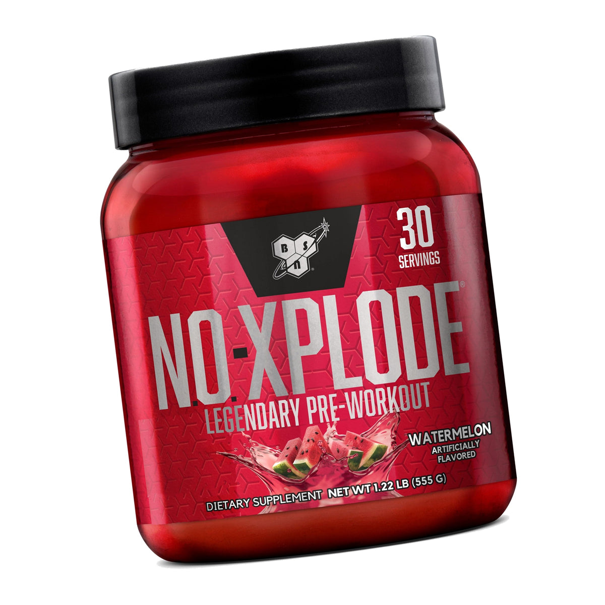 BSN N.O.-XPLODE Pre Workout Powder with Creatine, Watermelon, 30 Servings