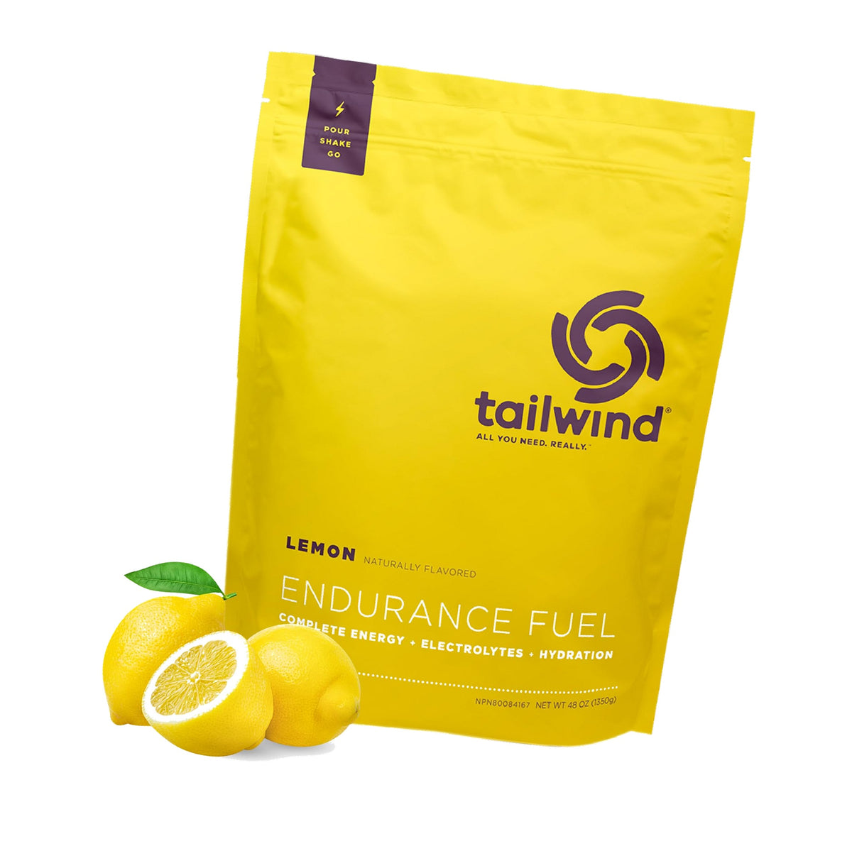 Tailwind Nutrition Endurance Fuel, Lemon, 50-Serving Bag