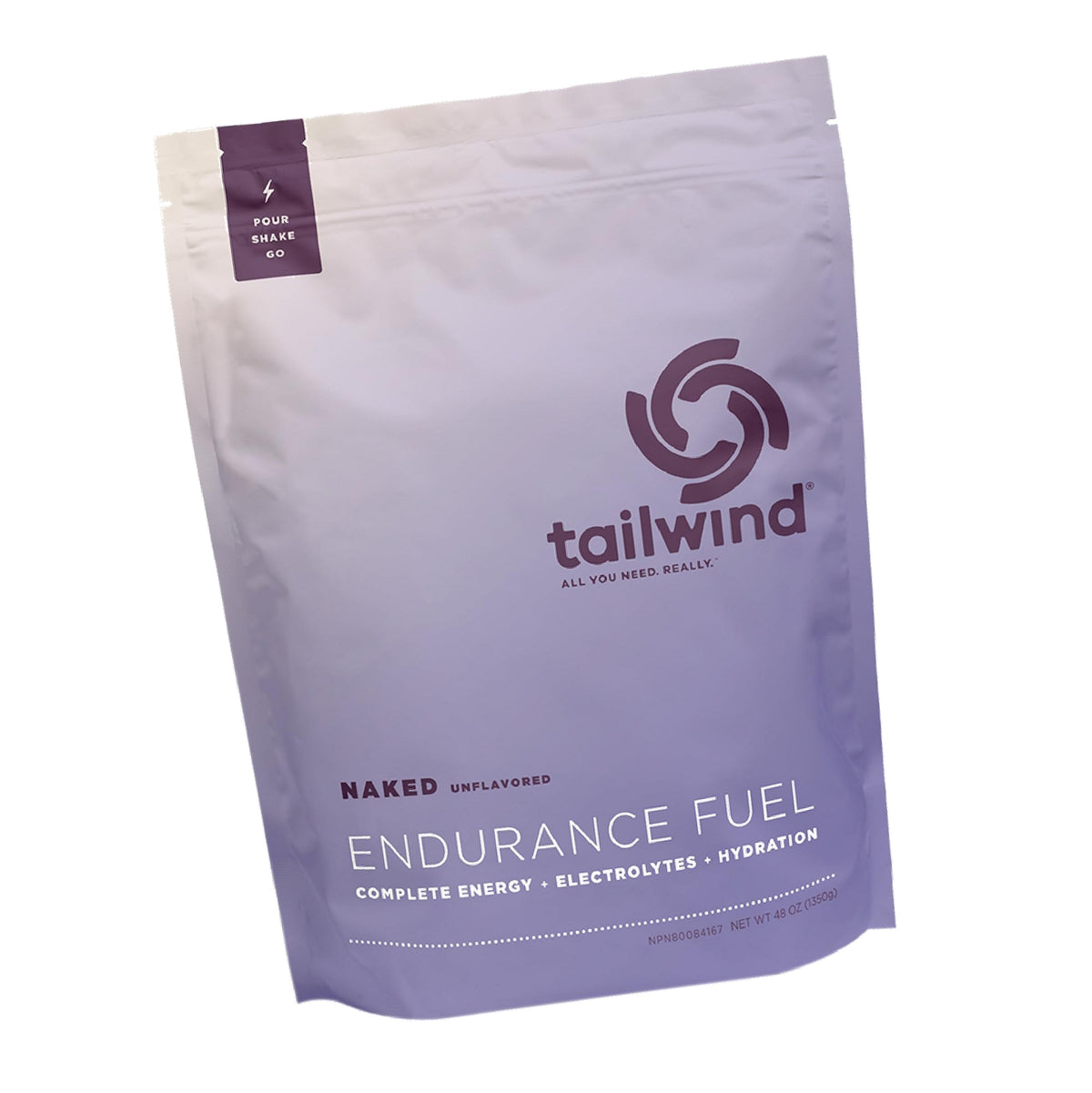 Tailwind Nutrition Endurance Fuel, Naked Unflavored, 30-Serving Bag