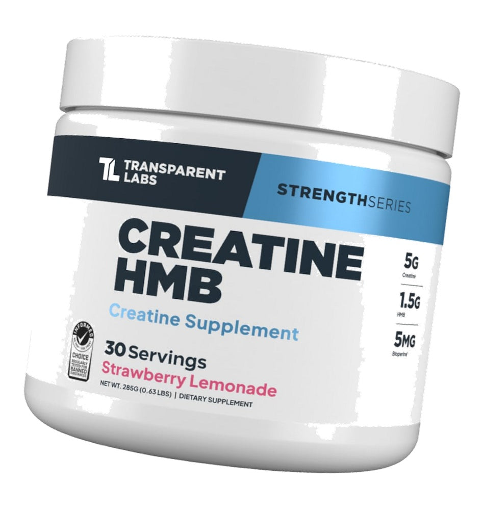 Transparent Labs Creatine HMB - 30 Servings, Strawberry Lemonade