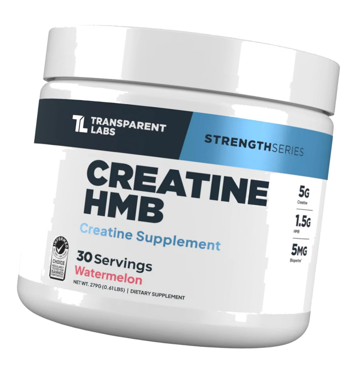 Transparent Labs Creatine HMB - 30 Servings, Watermelon