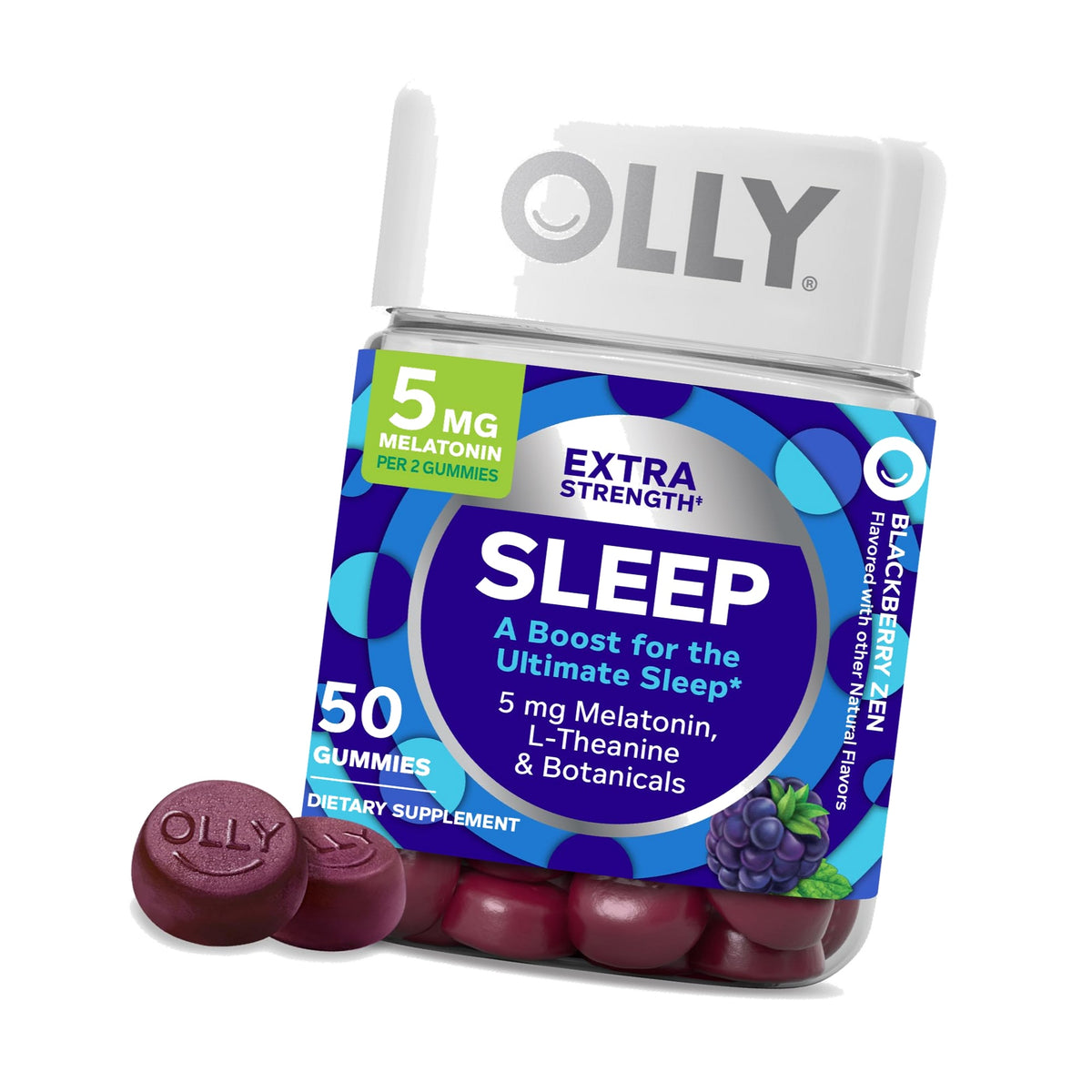 OLLY Extra Strength Sleep, Occasional Sleep Support Supplement - 50 Count