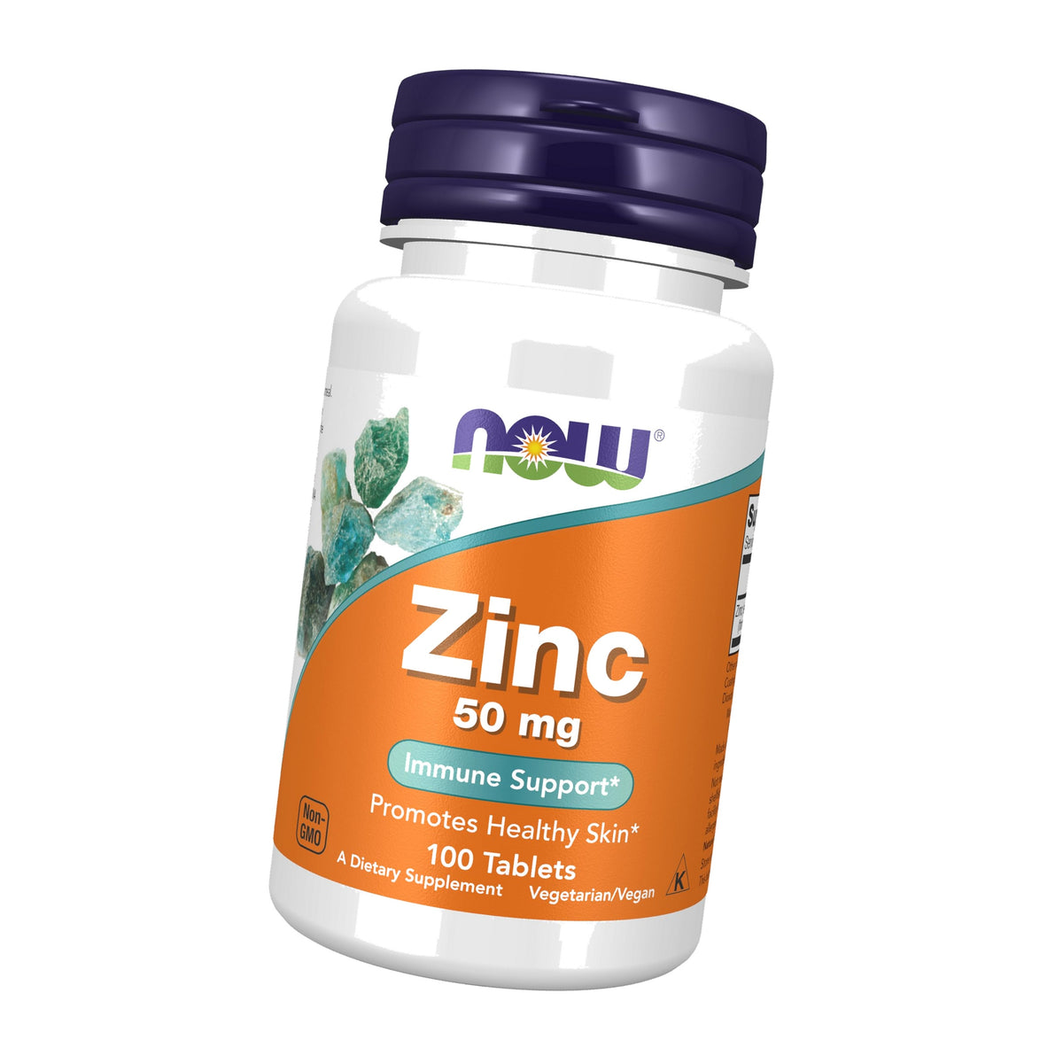 NOW Supplements, Zinc (Zinc Gluconate) 50 mg, Immune Support*, 100 Tabs