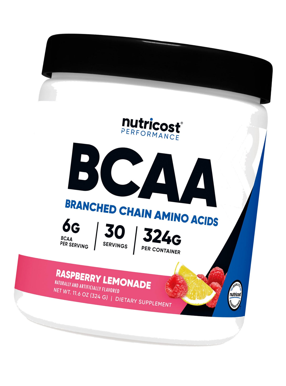 Nutricost BCAA Powder 2:1:1 (Raspberry Lemonade, 30 Servings)