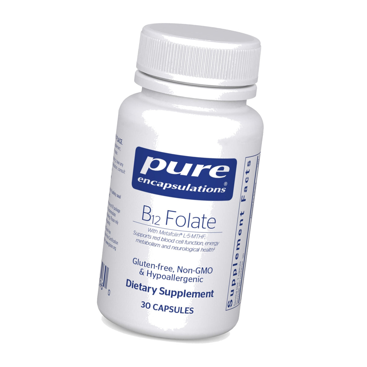 Pure Encapsulations B12 Folate, 30 Capsules