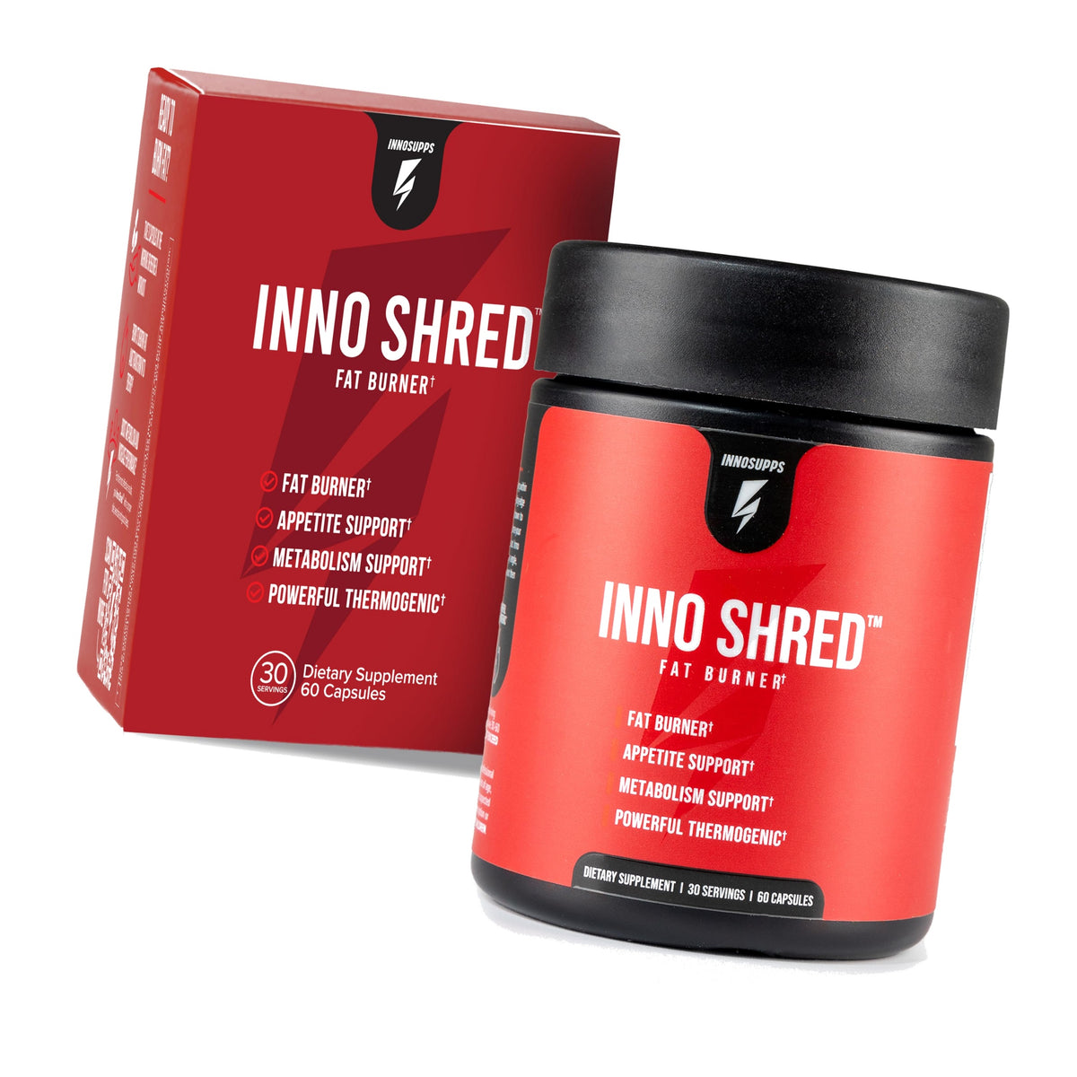 Inno Shred Thermogenic Fat Burner & Appetite Support, 30 Servings