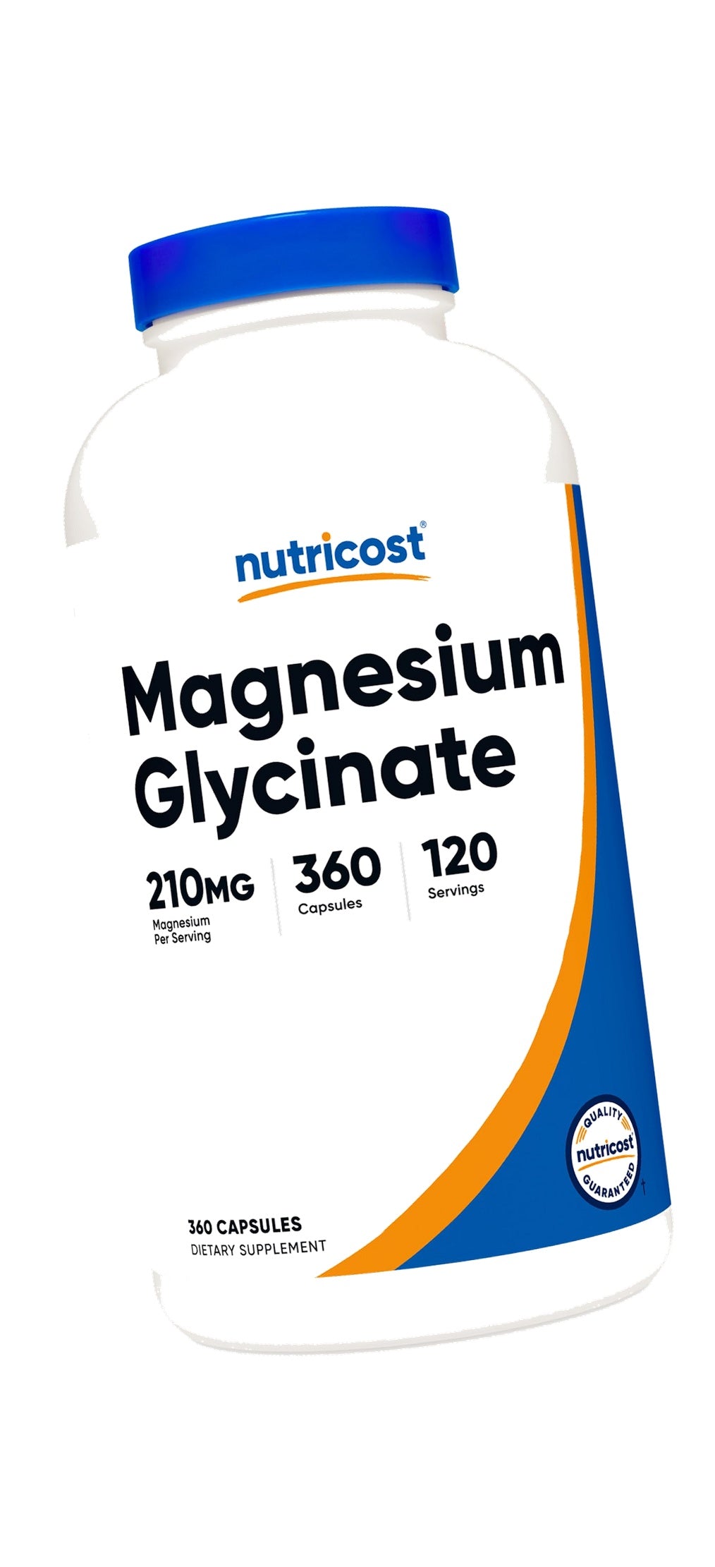 Nutricost Magnesium Glycinate Capsules (210mg) 360 Capsules