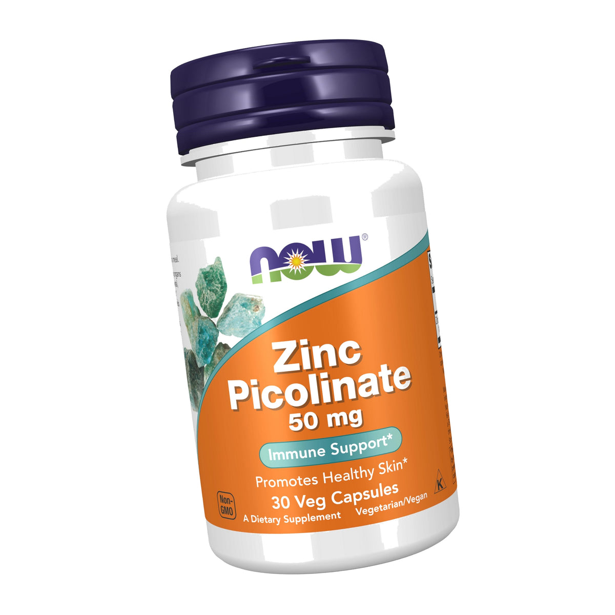Now Supplements, Zinc Picolinate 50 mg, Immune Support*, 30 Veg Caps