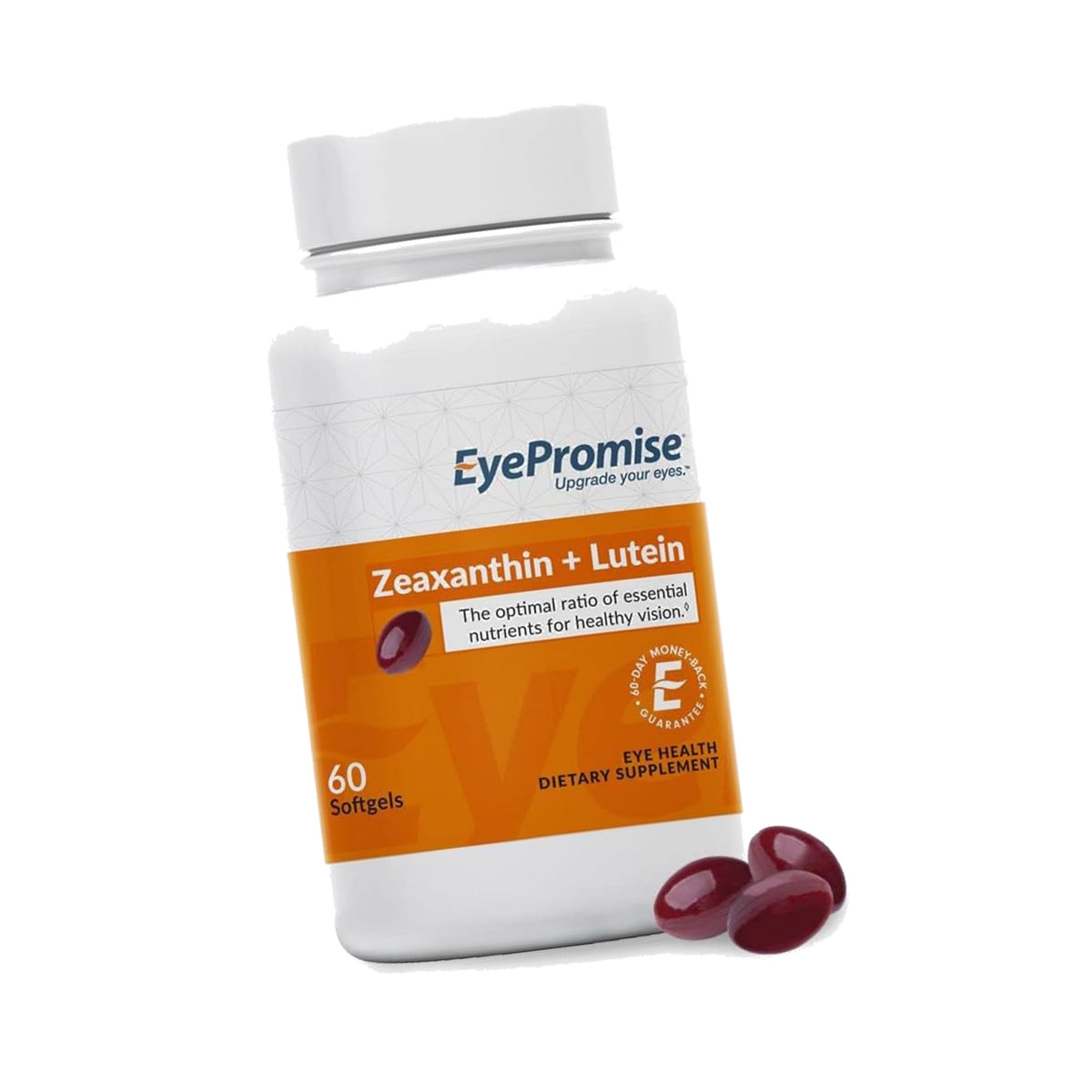 EyePromise Zeaxanthin + Lutein Eye Health Supplements, 60 Softgels