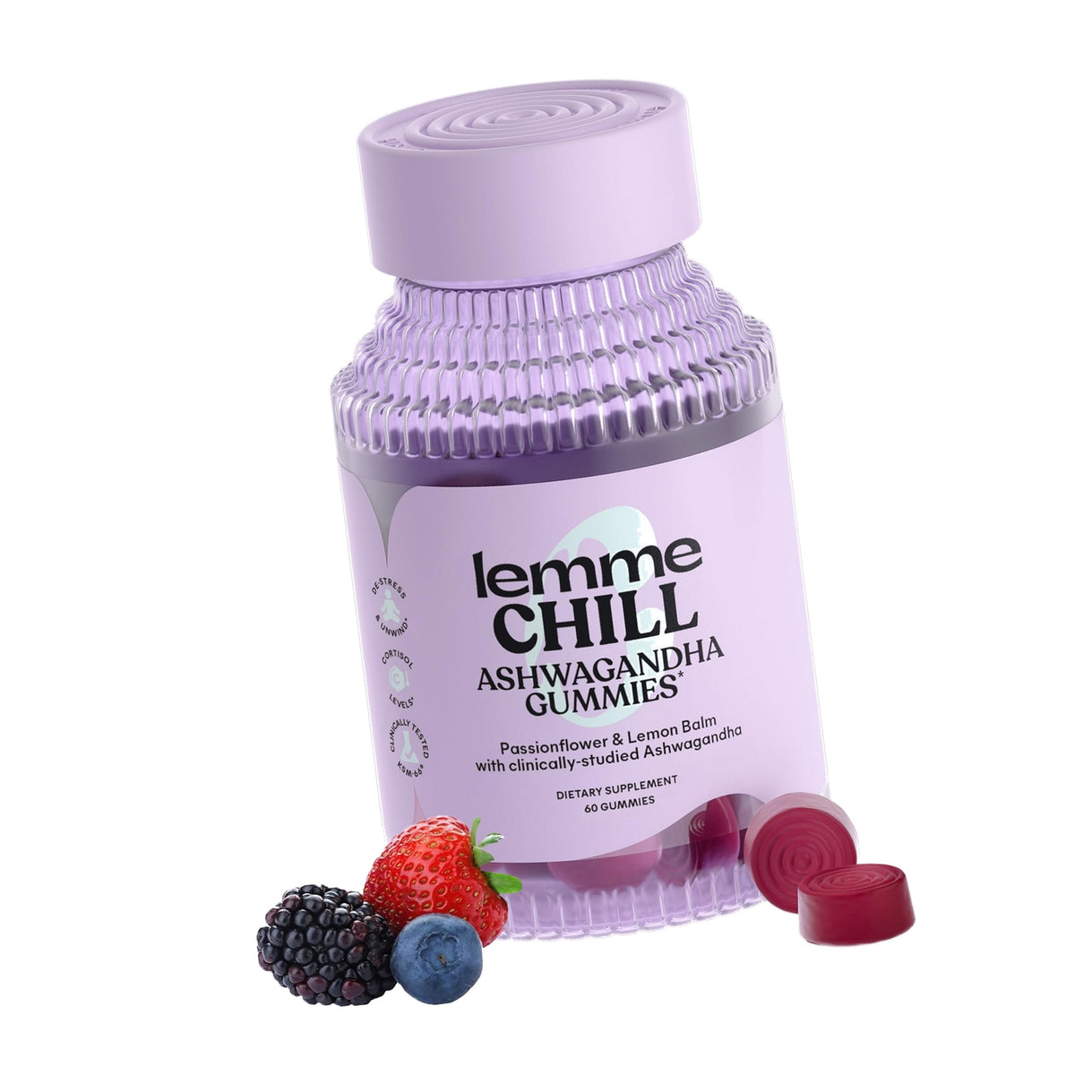 Lemme Chill Stress Relief Gummies (60 Gummies)