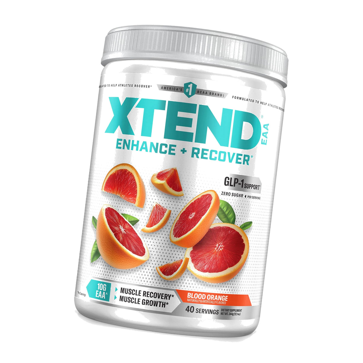 Xtend EAA + BCAA Powder with 10g EAAs, Blood Orange, 40 Servings
