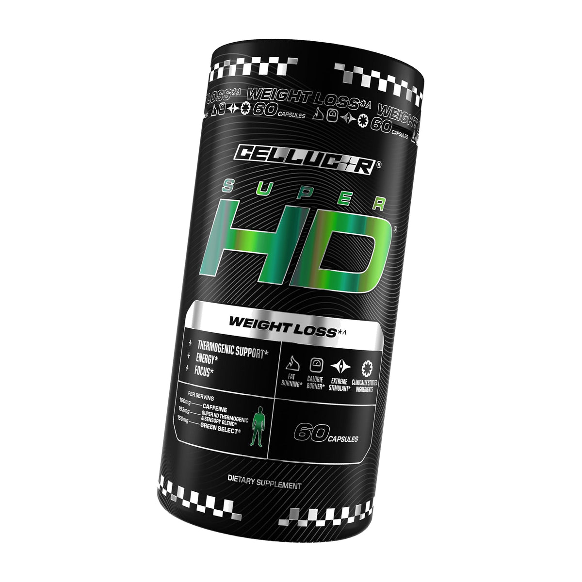 Cellucor SuperHD Fat Burning & Weight Loss Supplement, 60 Capsules