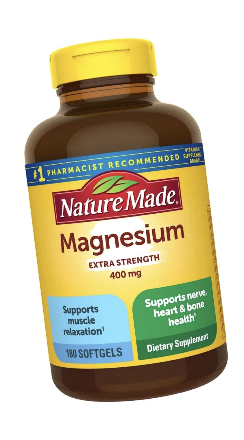 Nature Made Extra Strength Magnesium 400 mg., 180 Softgels