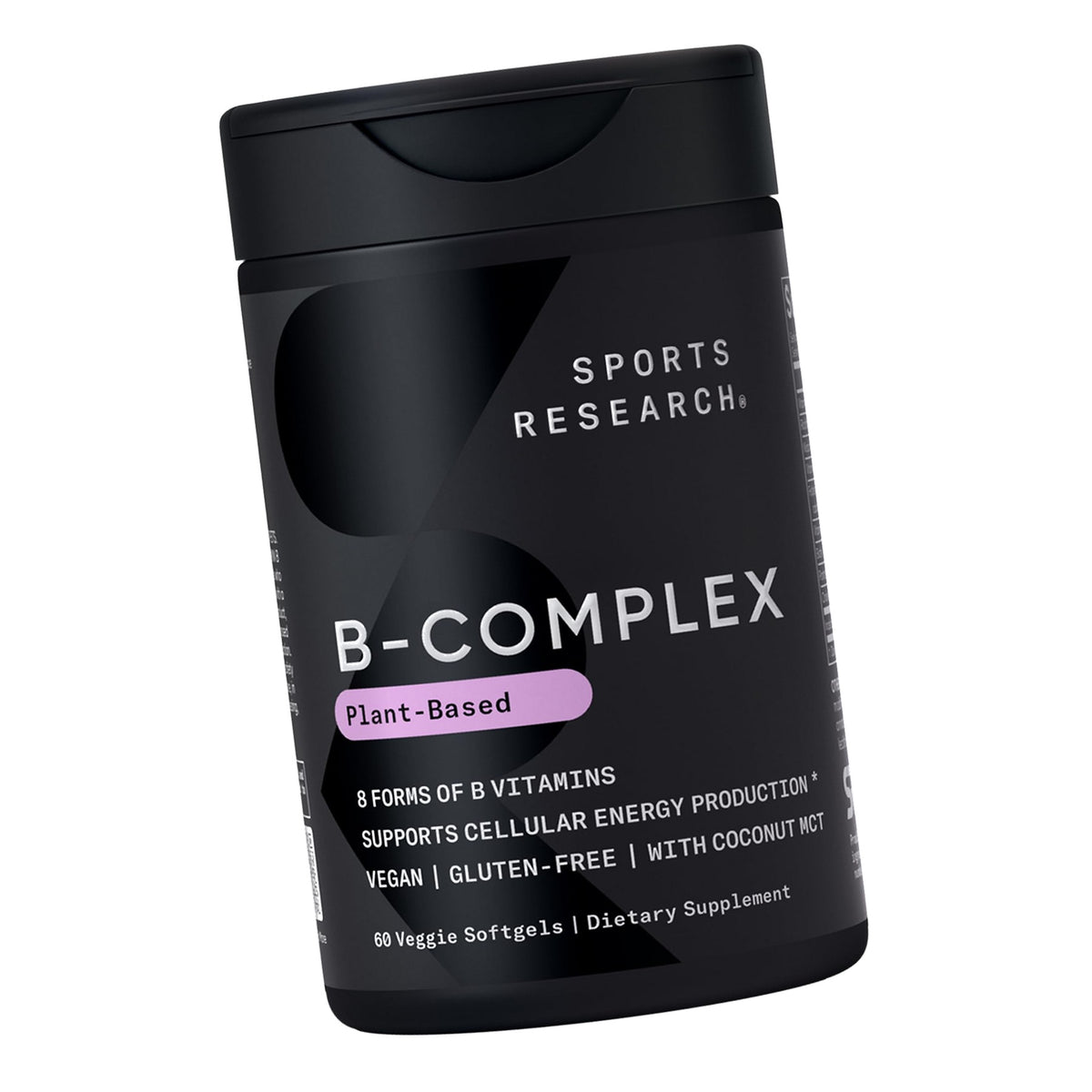 Sports Research® Vitamin B-Complex, 60 Count Plantgels™