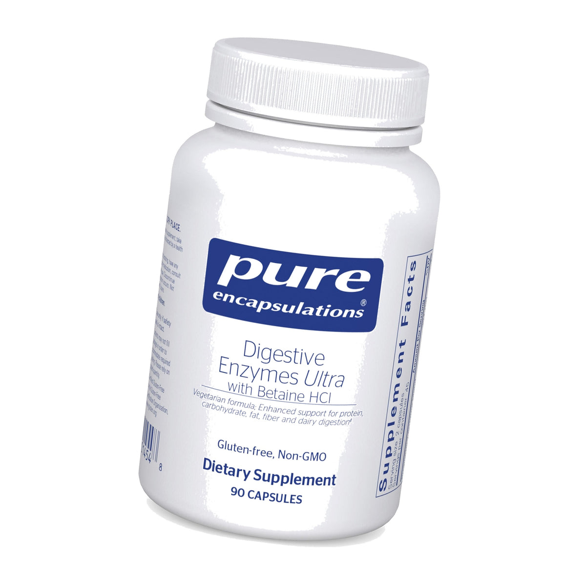 Pure Encapsulations Digestive Enzymes Ultra with Betaine HCl, 90 Capsules