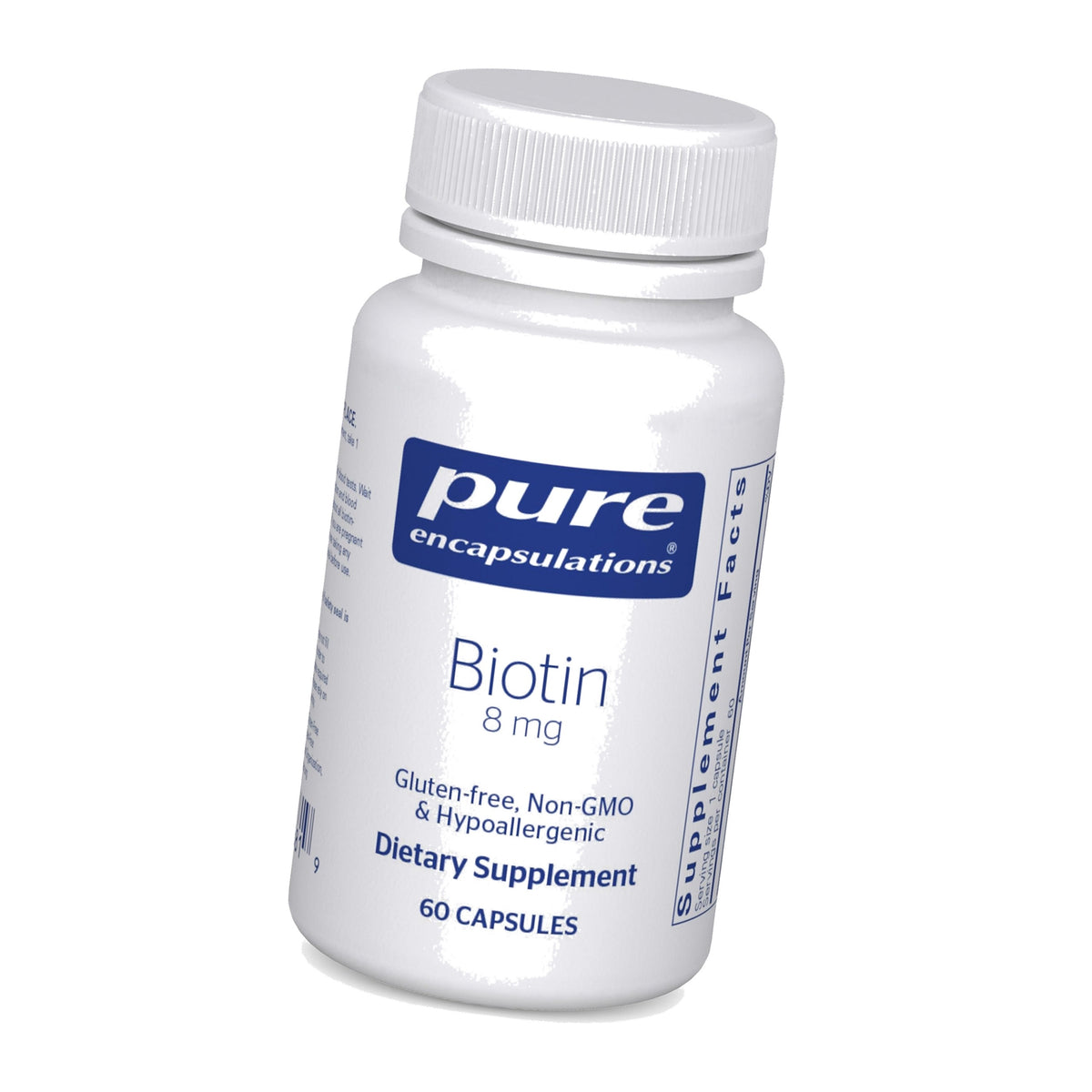 Pure Encapsulations Biotin 8 mg, 60 Counts