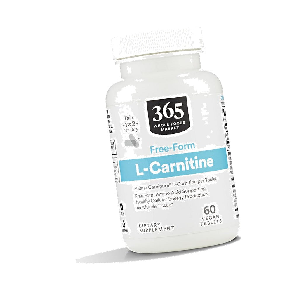Whole Foods Market, Free-Form L-Carnitine 500mg, Vegan, 60 Count
