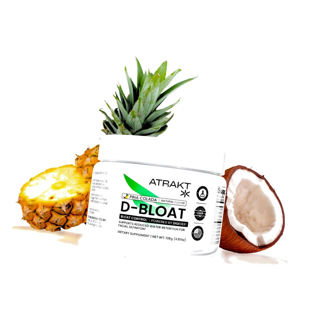 ATRAKT D-Bloat Debloat Powder with Dandelion Root, Pina Colada, 30 Servings