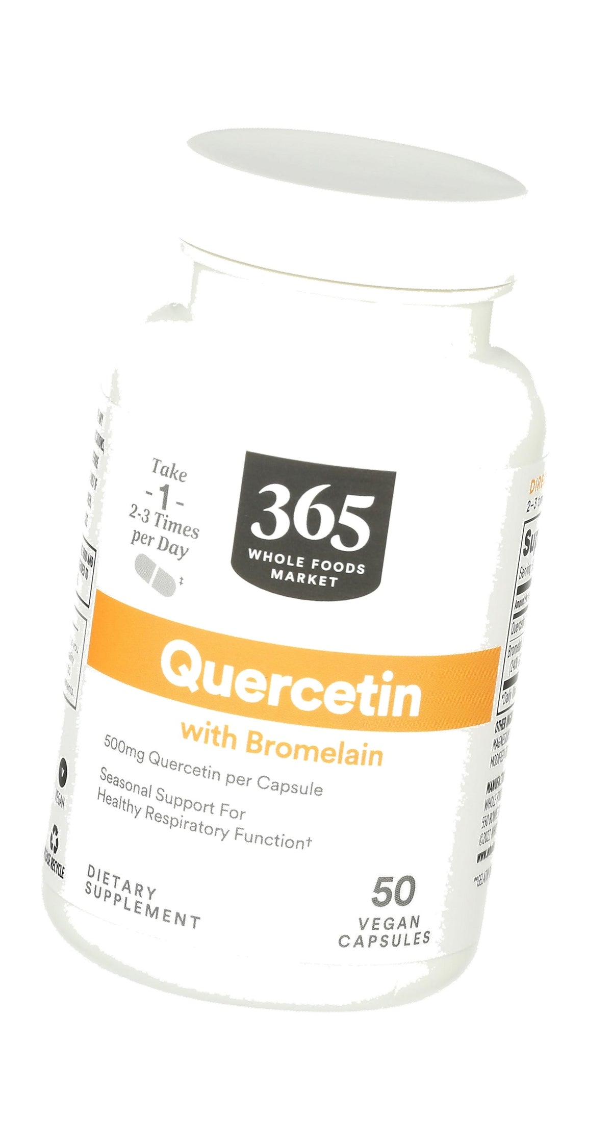 365 by Whole Foods Market, Quercetin with Bromelain, 50 Vegetarian Capsules