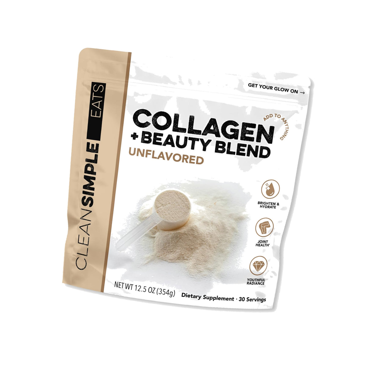 Clean Simple Eats Collagen + Beauty Blend, Unflavored, 30 Servings