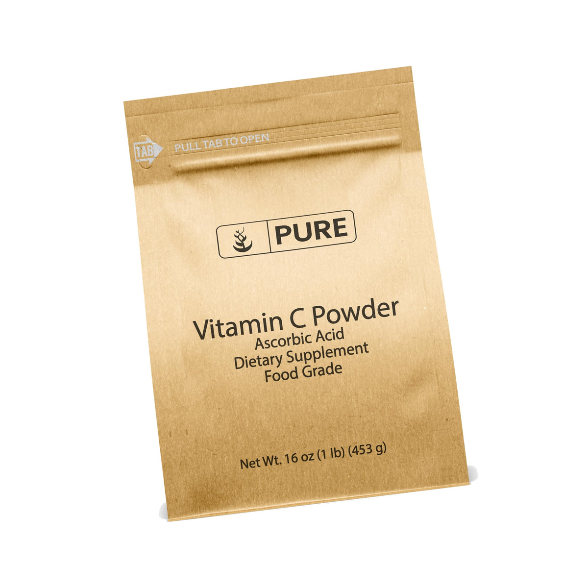 PURE ORIGINAL INGREDIENTS Vitamin C Powder (1 lb) Ascorbic Acid, Non GMO, Dietary Supplement