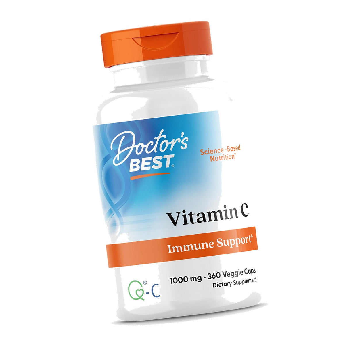 Doctor's Best Vitamin C 1000mg Supplement, for Men & Women, 360 Veg Caps