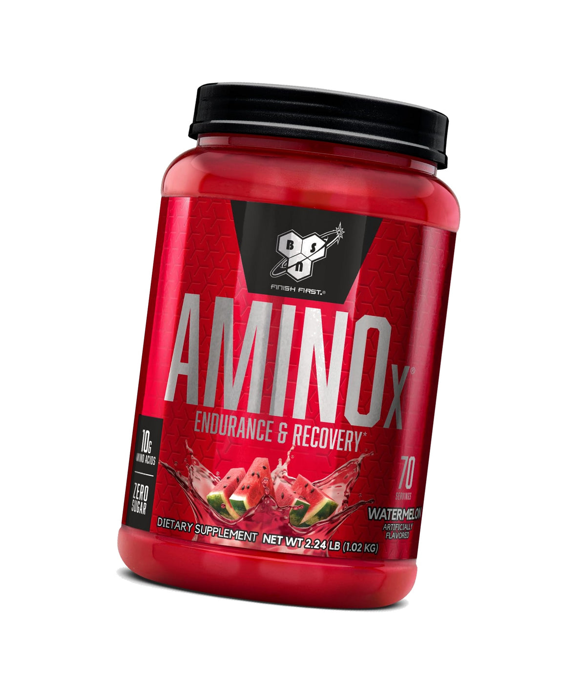 BSN Amino X BCAAs Recovery Powder, Caffeine Free, Watermelon, 70 Servings