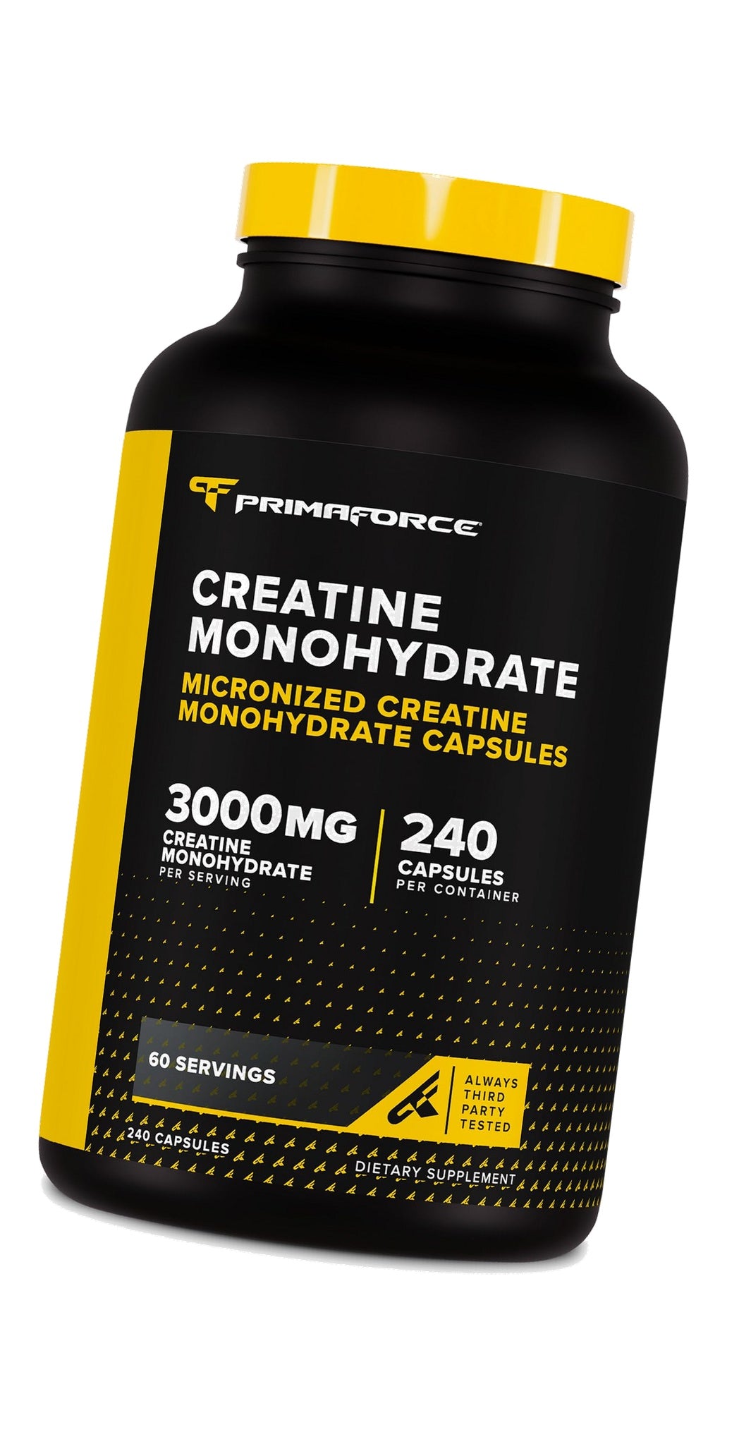 Primaforce Creatine Monohydrate Capsules (3,000mg) 240 Capsules