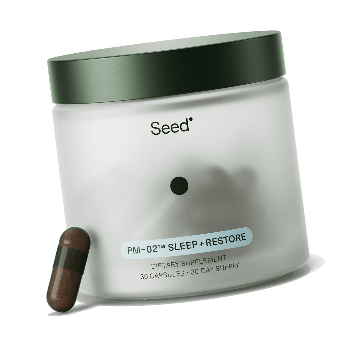 Seed PM-02 Sleep + Restore - for Adults - 30-Day Supply with Jar