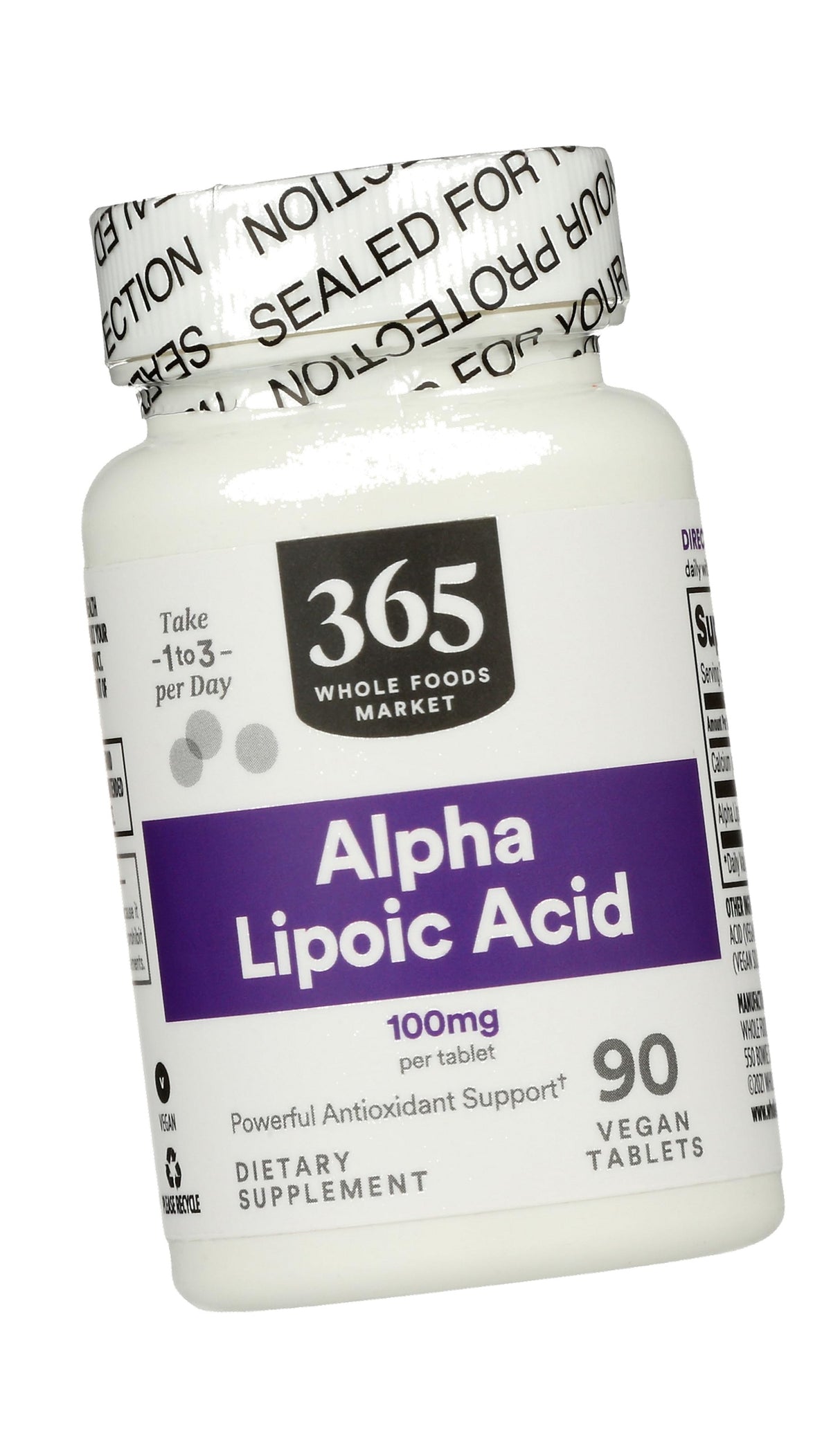 365 by Whole Foods Market, Alpha Lipoic Acid 100mg, 90 Count