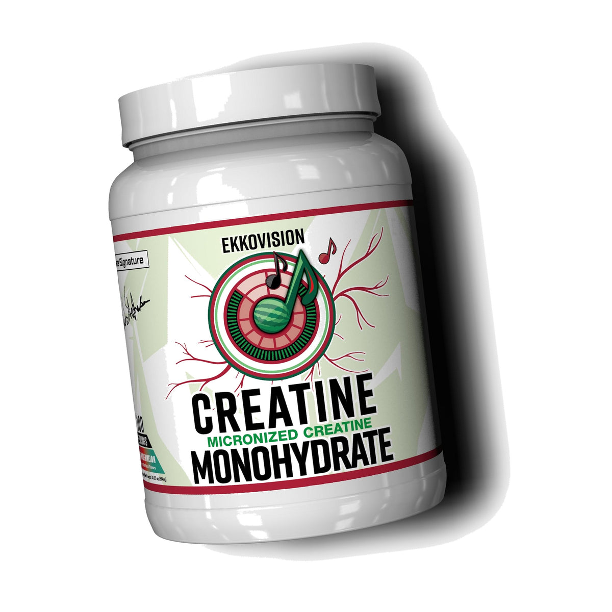 Ekkovision Creatine Monohydrate Powder, Sour Watermelon, 100 Servings