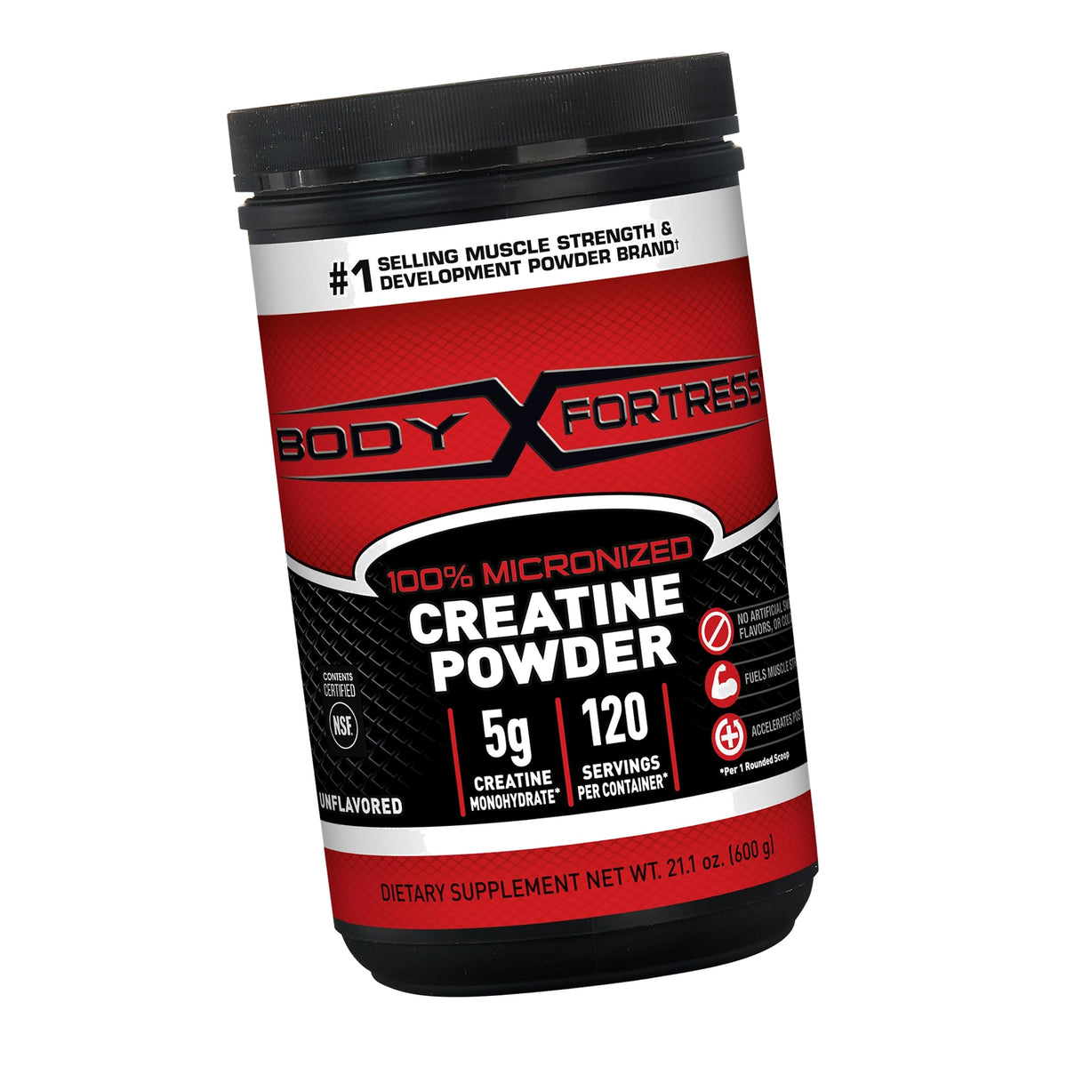Body Fortress 100% Creatine Monohydrate Powder, 5g Per Scoop