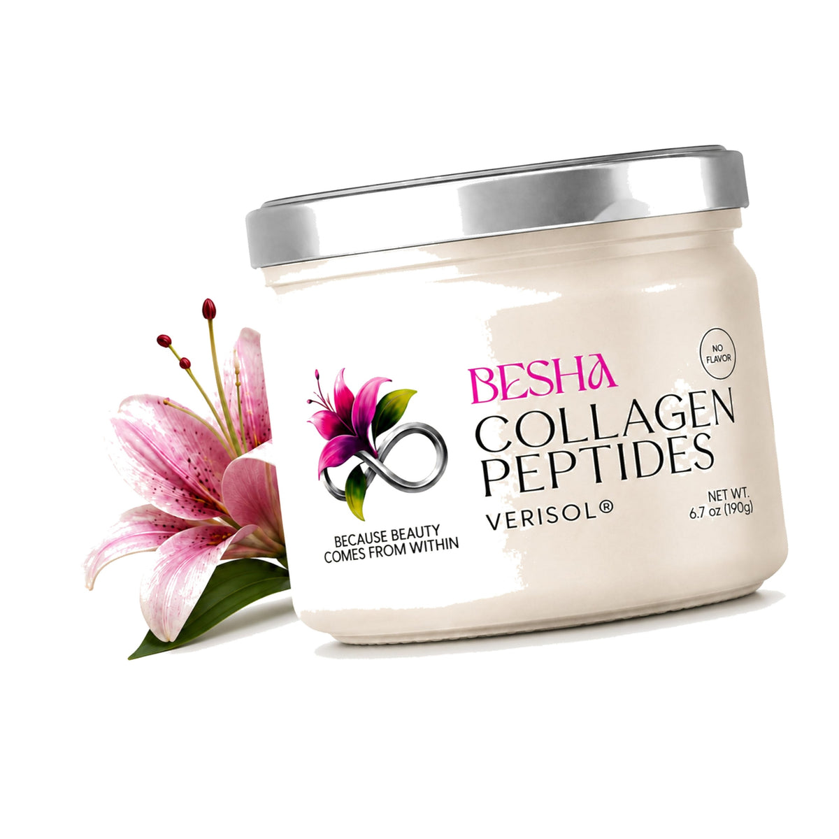 BESHA INC Verisol Collagen Bioactive Peptides (Natural Collagen Powder) Made in Germany - 2 Month Supply